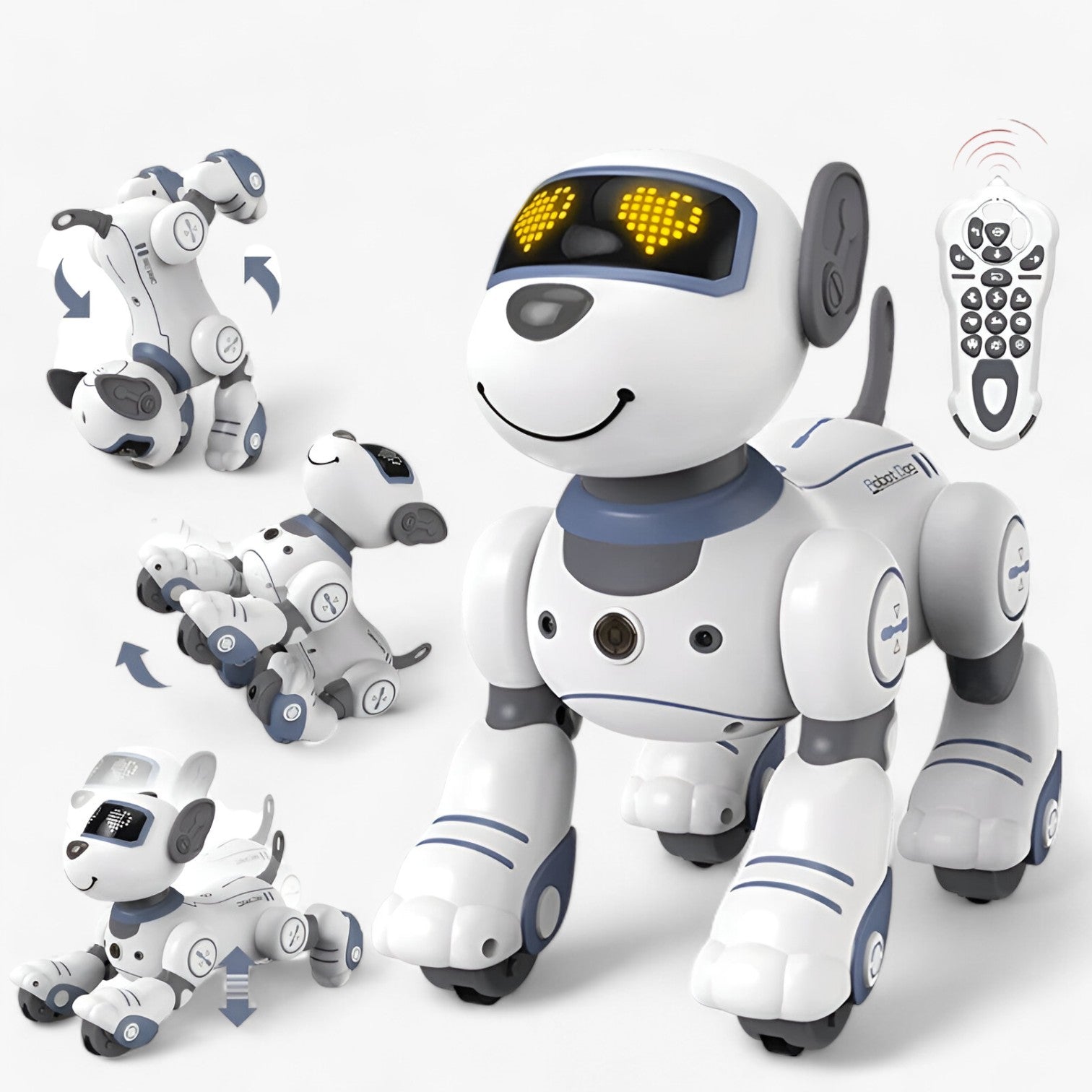 Amelie | Dansende Stunt Robot Hund – Smart Legetøj fyldt med Musik og Bevægelse - - baby - {{ product_tags }