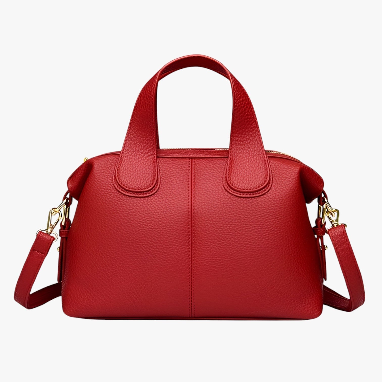 Adalynn | Kompakt PU Læder Crossbodytaske til Kvinder - Rød - bags - {{ product_tags }