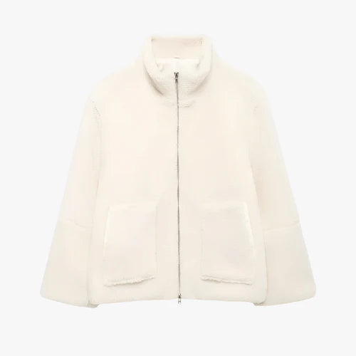 Emma | Lang vinterjakke til kvinder - Beige - Damefrakker og jakker - {{ product_tags }