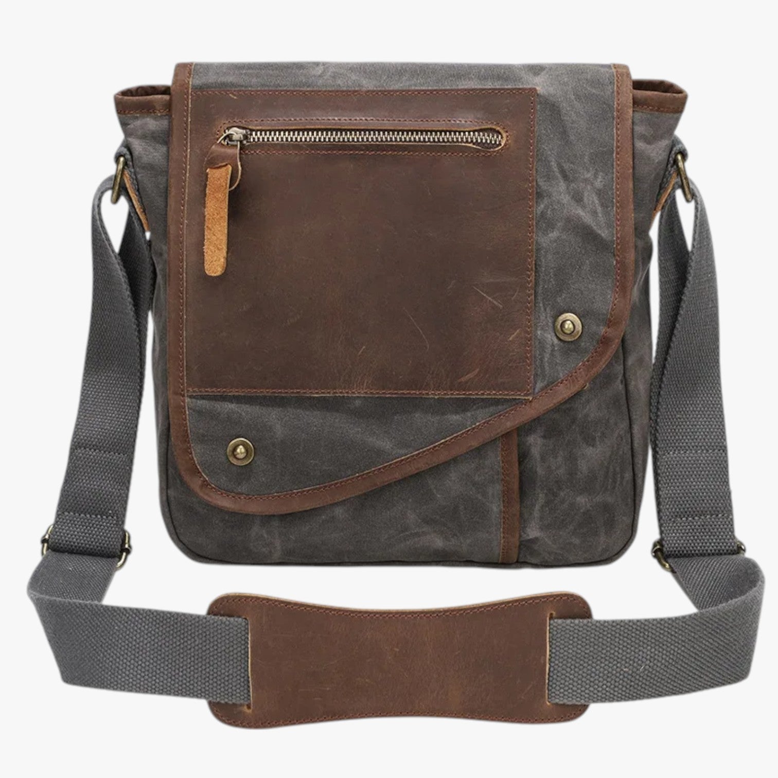 Alex | Vintage anti-tyveri og vandafvisende skuldertaske - Grå - bags - {{ product_tags }