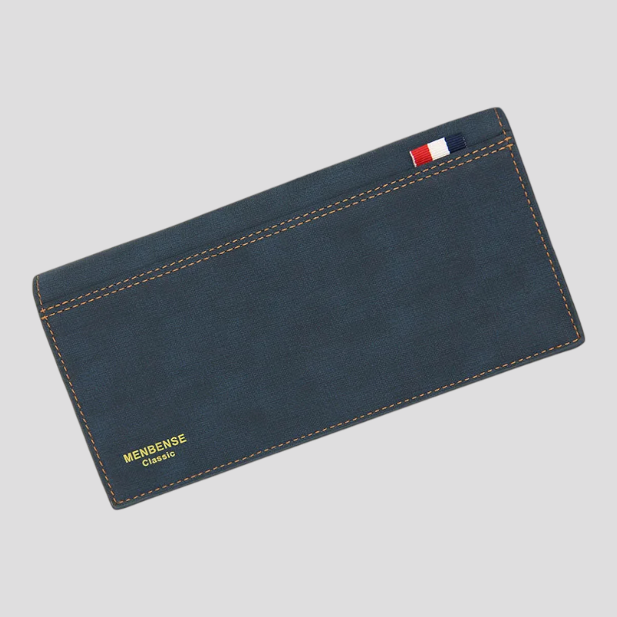 Ivano | Slank Læder Business Pung - Mørkeblå - bags - {{ product_tags }