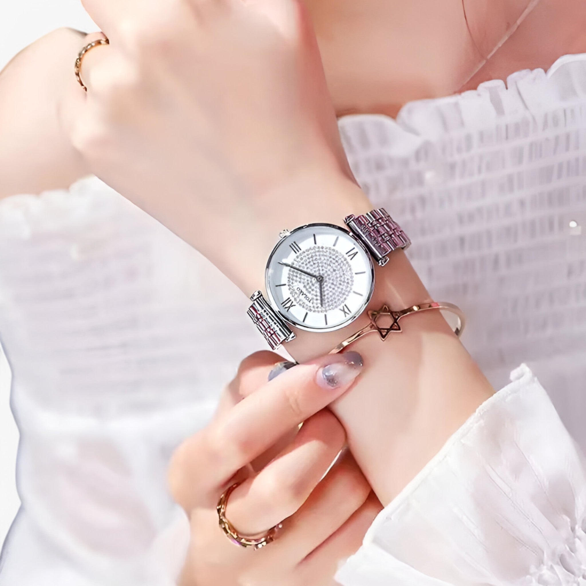 Rosana | Elegant dameur lavet af rustfrit stål - - watches - {{ product_tags }