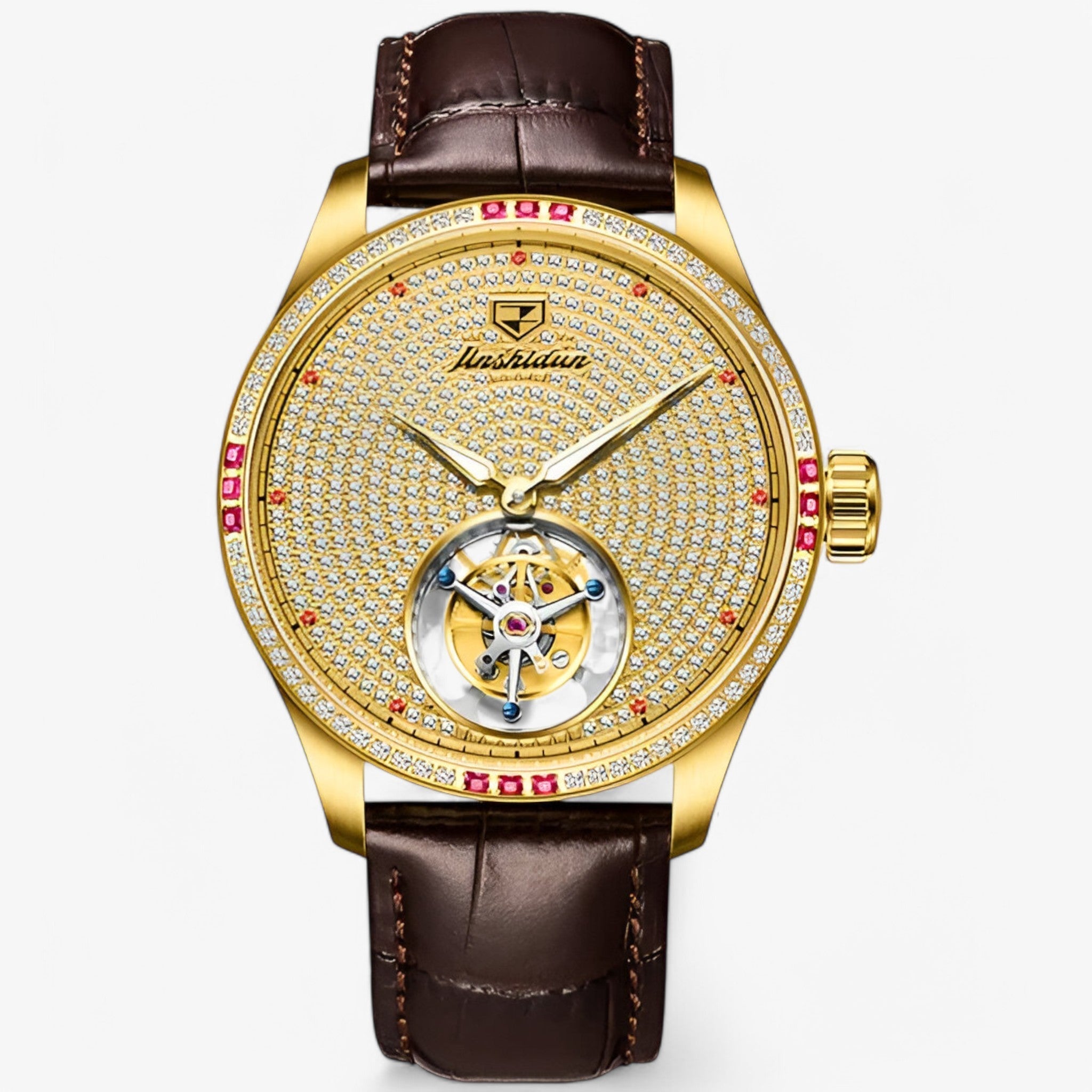 Davin | Luksus Tourbillon mekanisk ur - Guld - watches - {{ product_tags }