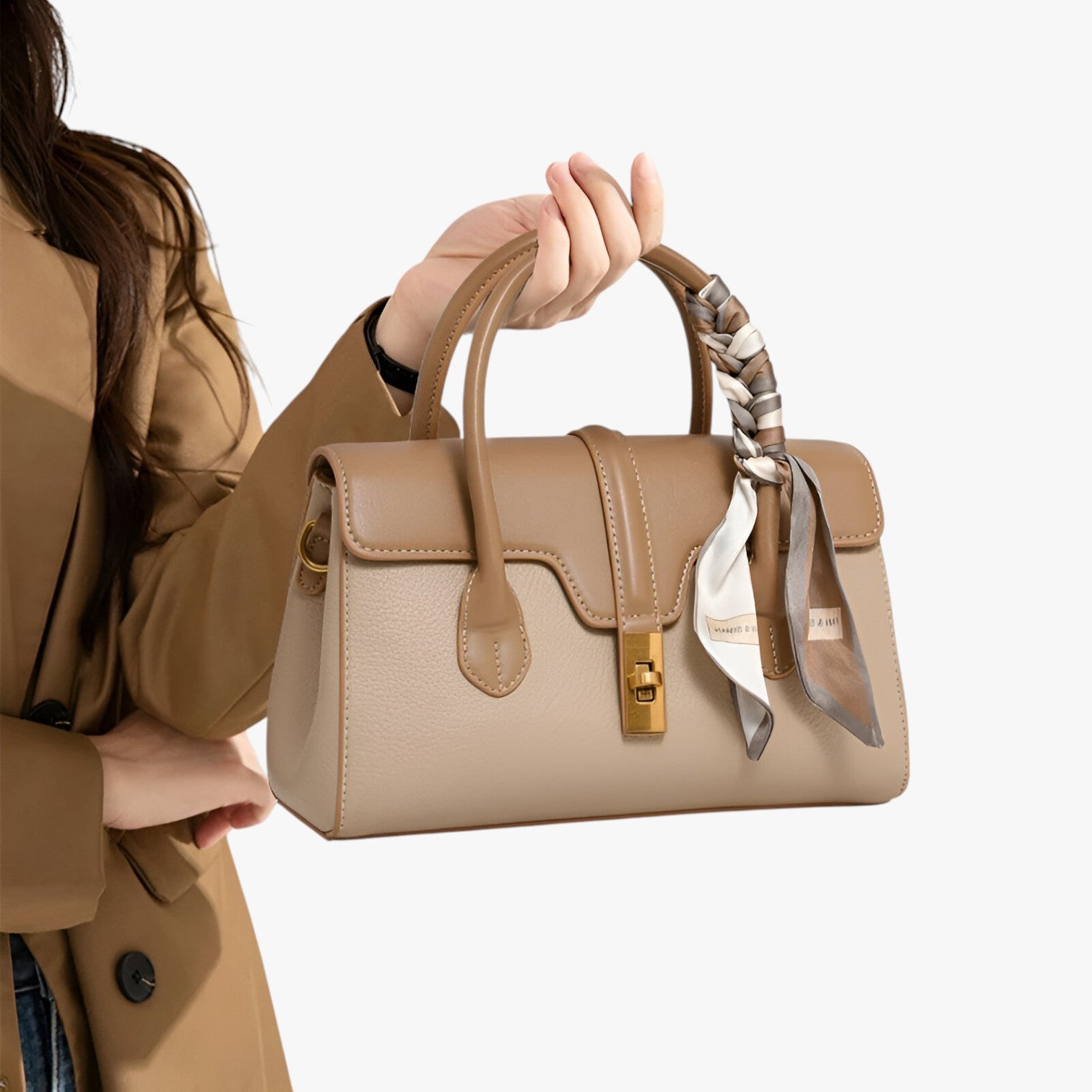 Naomi | Skuldertaske til kvinder i ægte bøffellæder, rummelig elegance 2025 - - bags - {{ product_tags }
