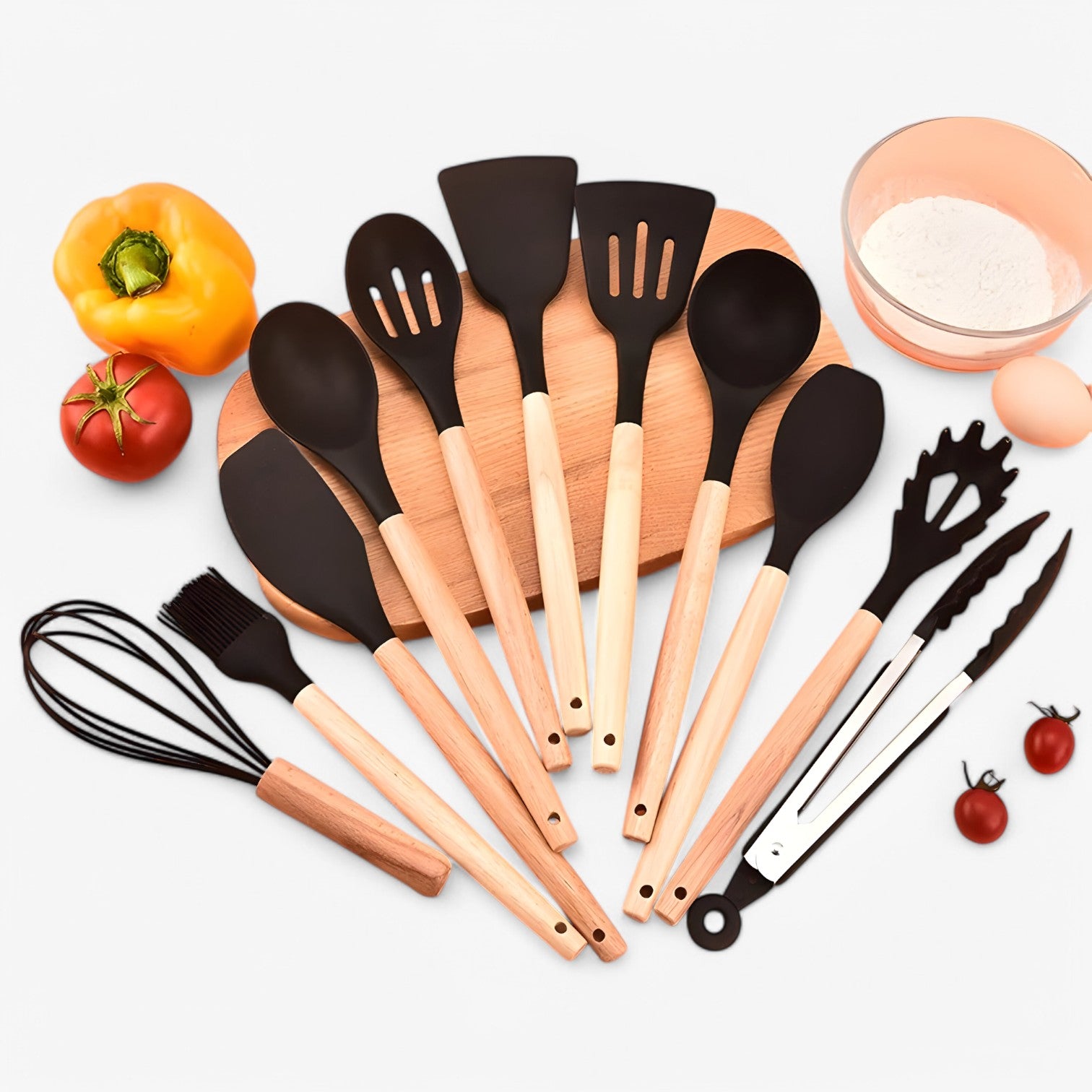 Triana | Silikone køkkenredskaber – varmebestandige, non-stick og holdbare - - house & garden - {{ product_tags }
