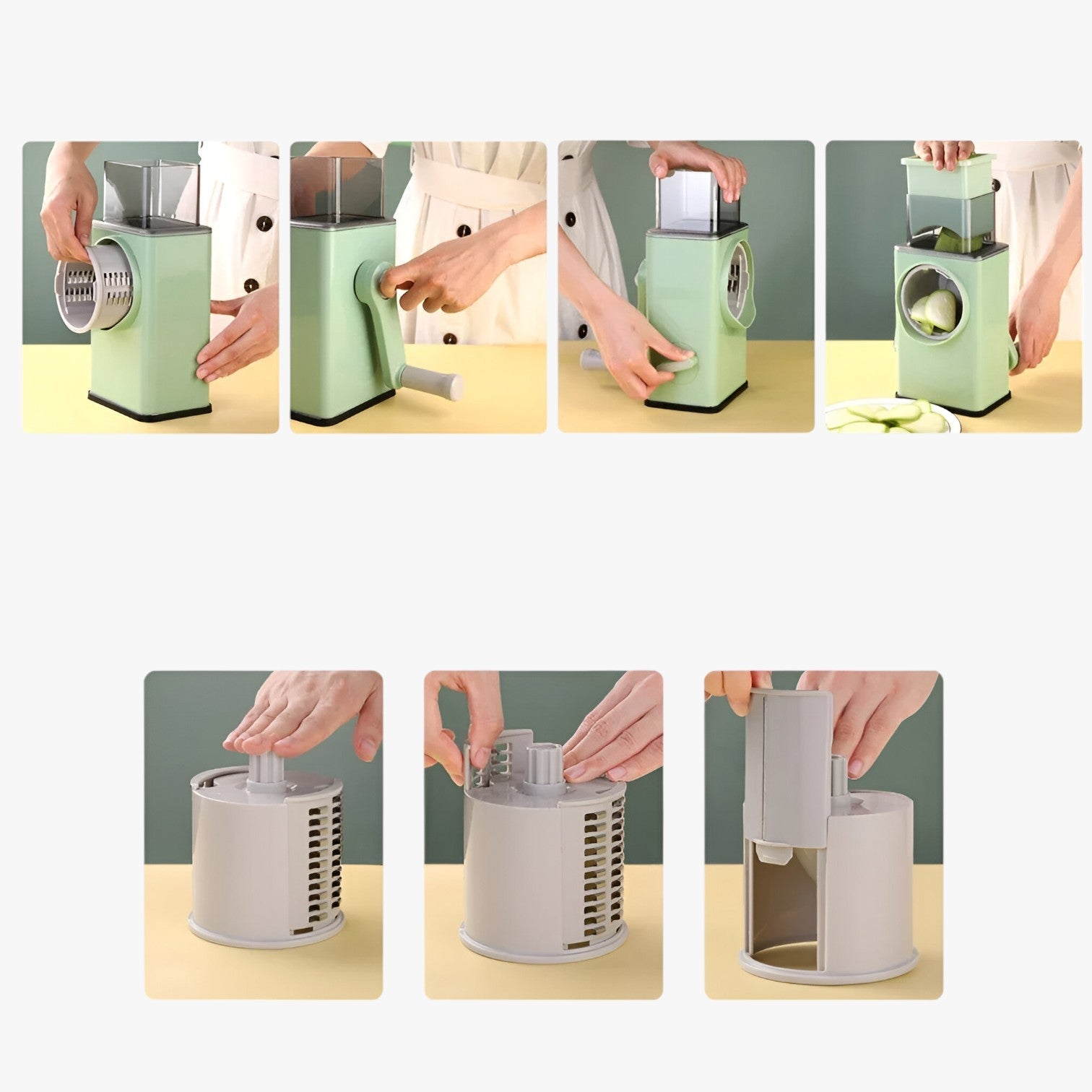FreshPrep | Grøntsagsslicer – Hurtig og Let Skæring til Perfekte Måltider - - other - {{ product_tags }