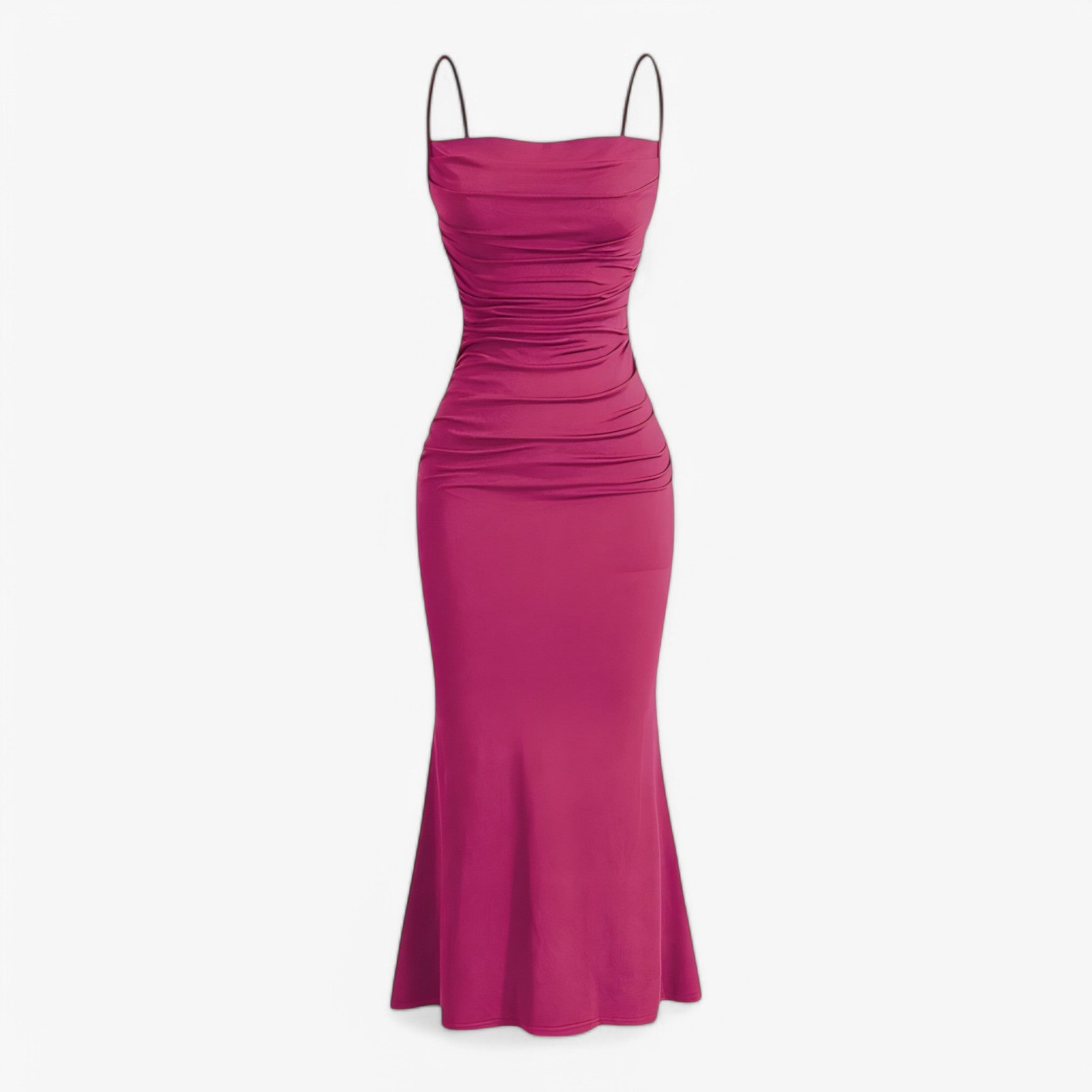 Cristine | Lang kjole - Sofistikeret og smart - Rosa - women's fashion - {{ product_tags }