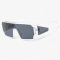 Kai | Modische schwarze Retro-Sonnenbrille