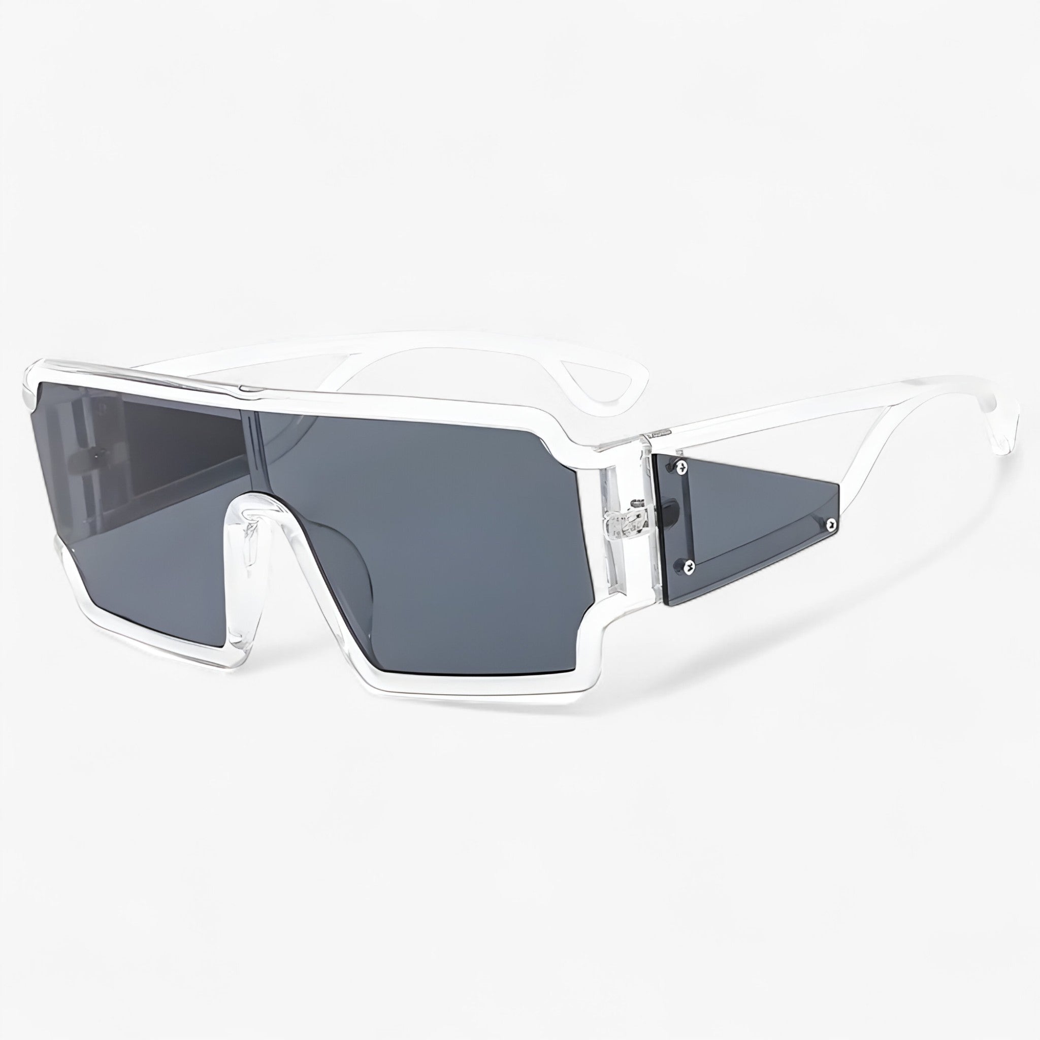 Kai | Moderigtige sorte retro solbriller - Hvid - women's fashion - {{ product_tags }