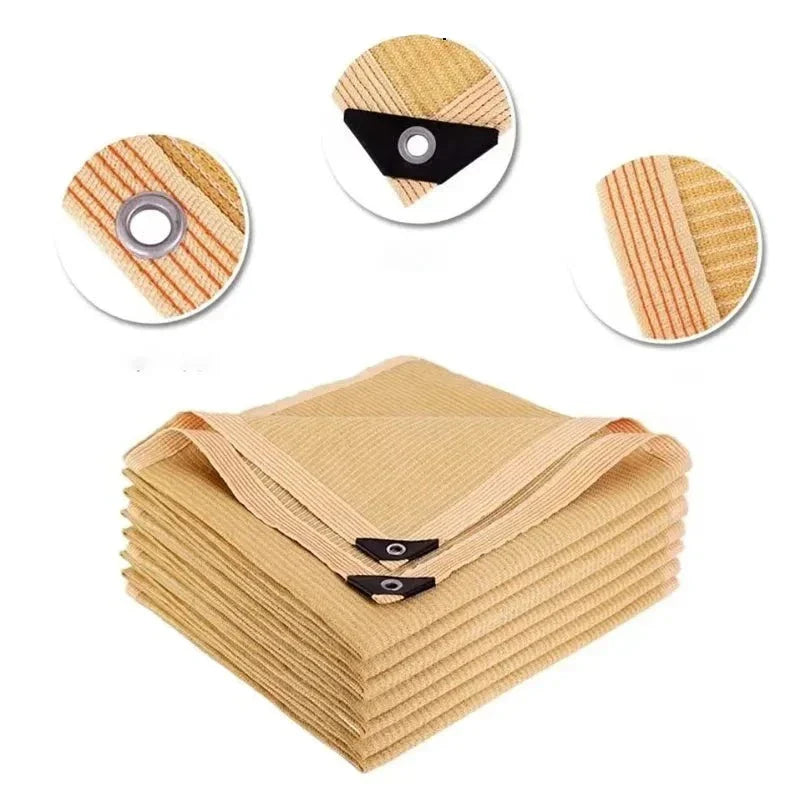 Caroline | Zonneschermnet Sort HDPE - UV Werend Schaduwdoek til Terras & Tuin