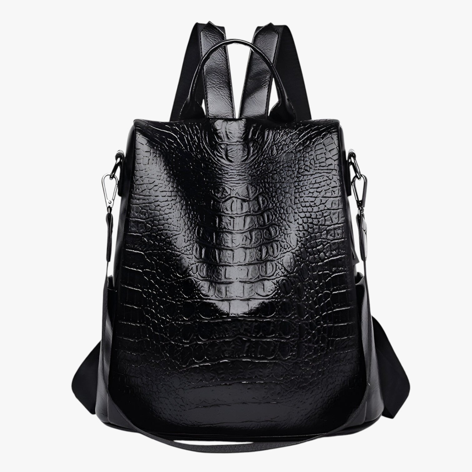 Mackenzie | Luksuriøs anti-stjæle blødt læder rygsæk - sort 31x32x16(cm) - bags - {{ product_tags }