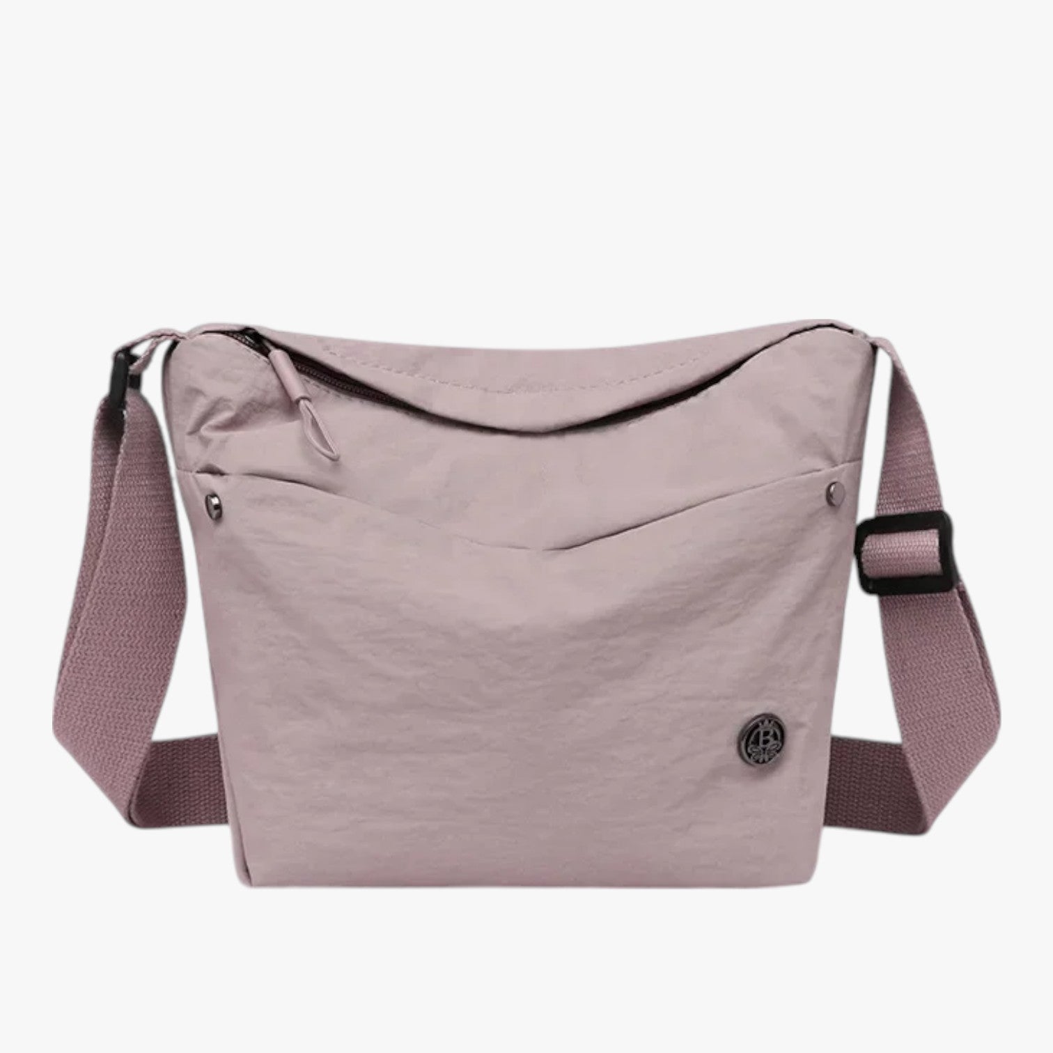 Sara | Dame skuldertaske i vandtæt nylon, rummelig og fashionable - Viola - Sara | Dame skuldertaske i vandtæt nylon, rummelig og fashionable - €25 - {{ product_tags }