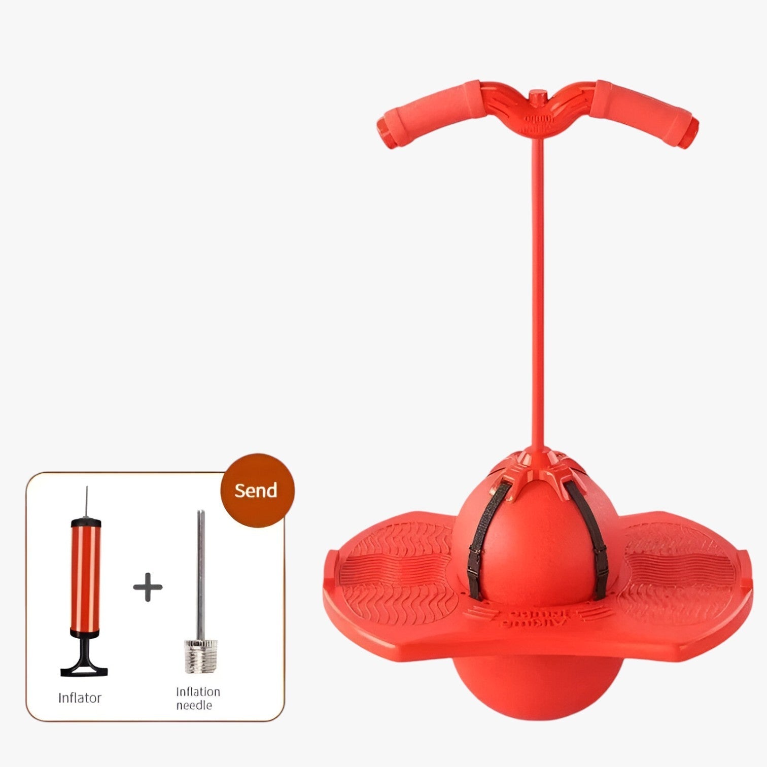 Emory | Forår højere, leg sikrere – Eksplosionssikker elastisk bold til børn - Rød - baby - {{ product_tags }