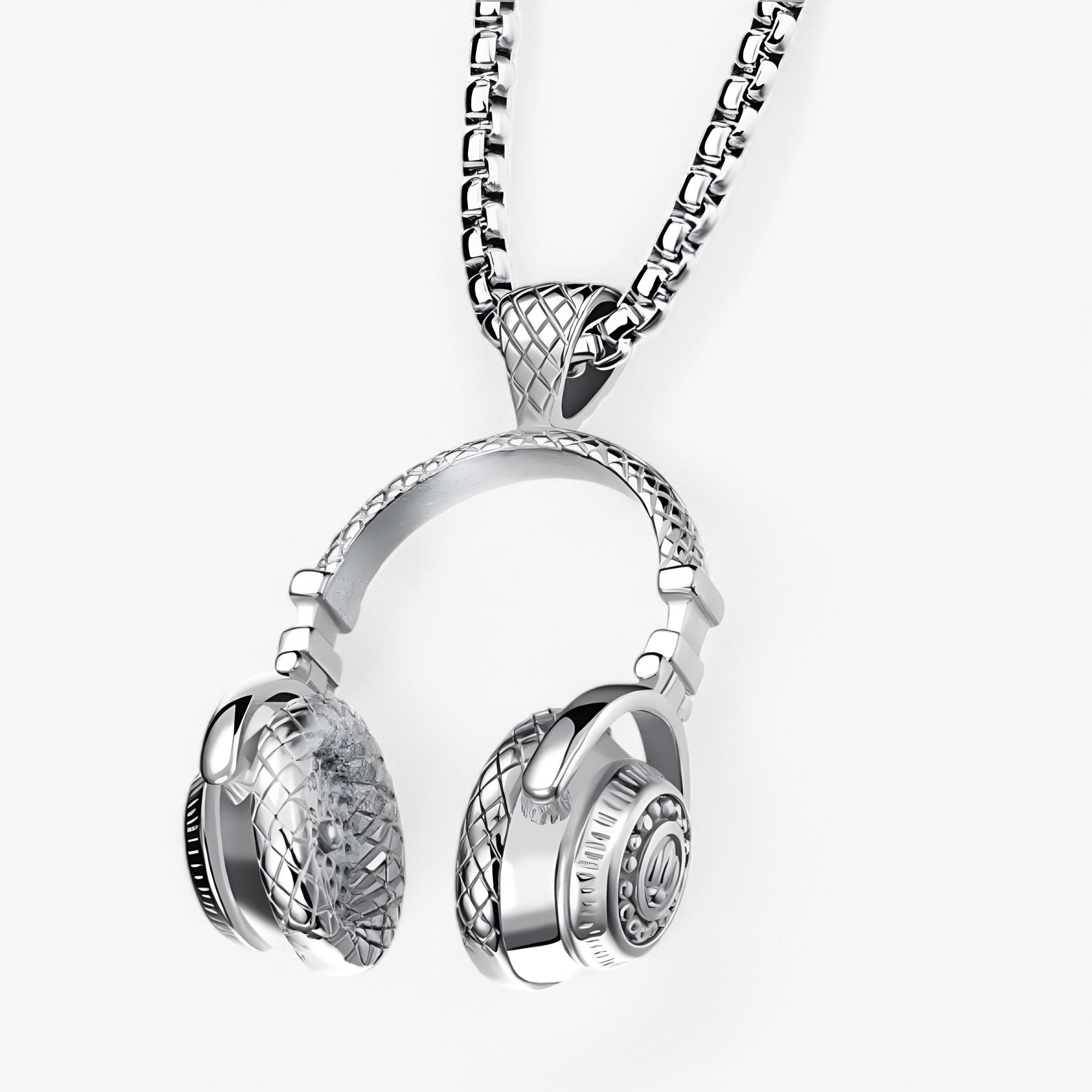 Jaxon | Punk hovedtelefon kæde – Cool og stilfuld statement - sølv - other - {{ product_tags }