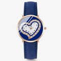 Alina | Damenuhr mit Lederarmband und elegantem analogem Design