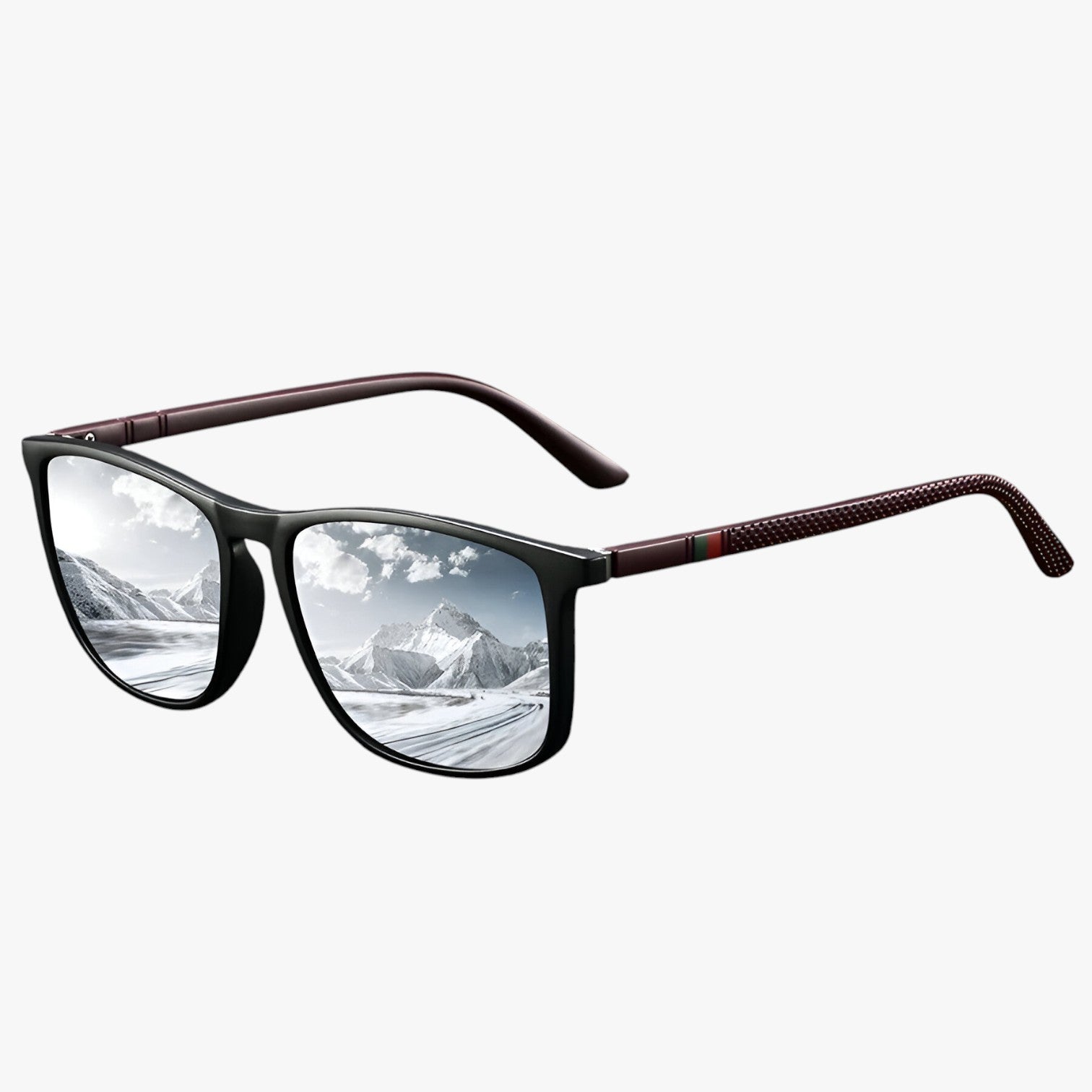 Jasper | Vintage stribede polariserede solbriller - Spejl Sølv - men's fashion - {{ product_tags }