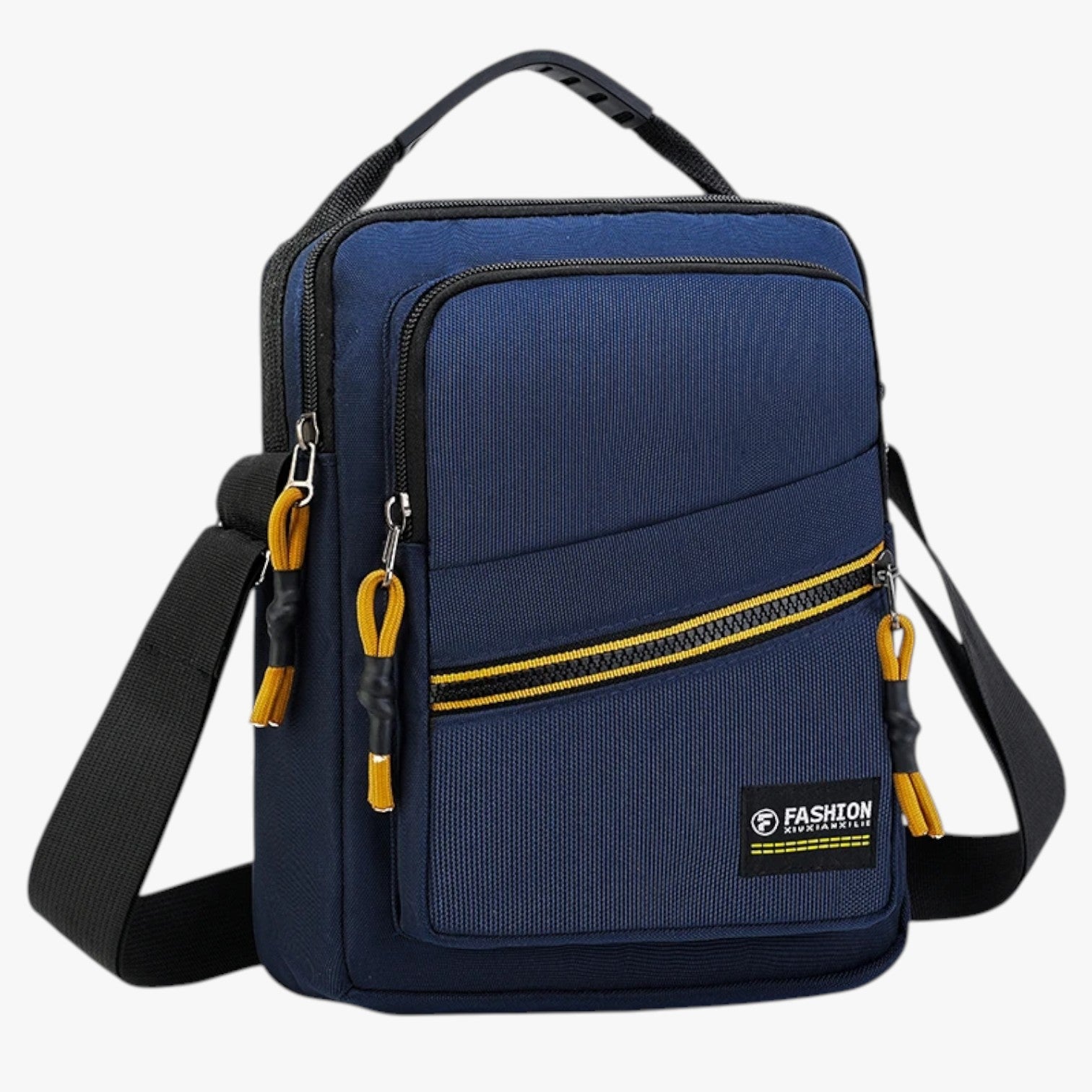 Zain | Rejseantifurto messenger-rygsæk til mænd - Blu - bags - {{ product_tags }