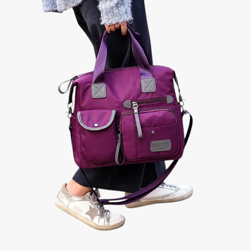 Araceli | Vandtæt Nylon Skuldertaske med Stor Kapacitet - - bags - {{ product_tags }
