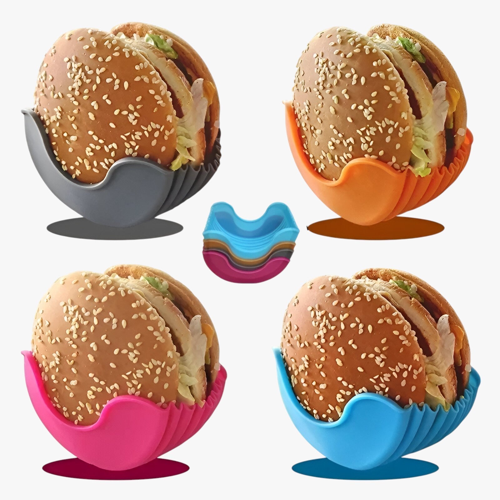 Iris | Genanvendelig burgerholder til en organiseret køkken - 4 stykker - other - {{ product_tags }