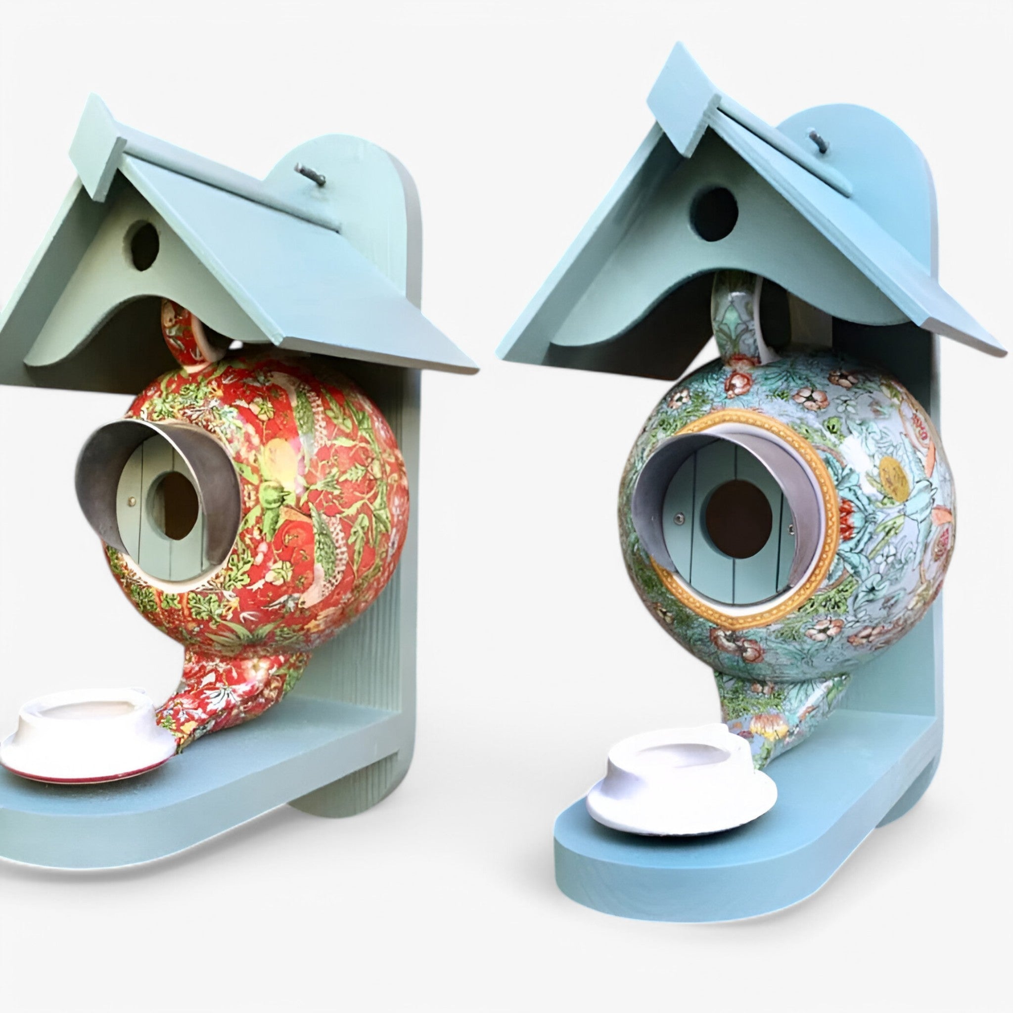 Tekande | Fuglemadshus med Unikt Teapot Design til Havens Fugle - - house & garden - {{ product_tags }