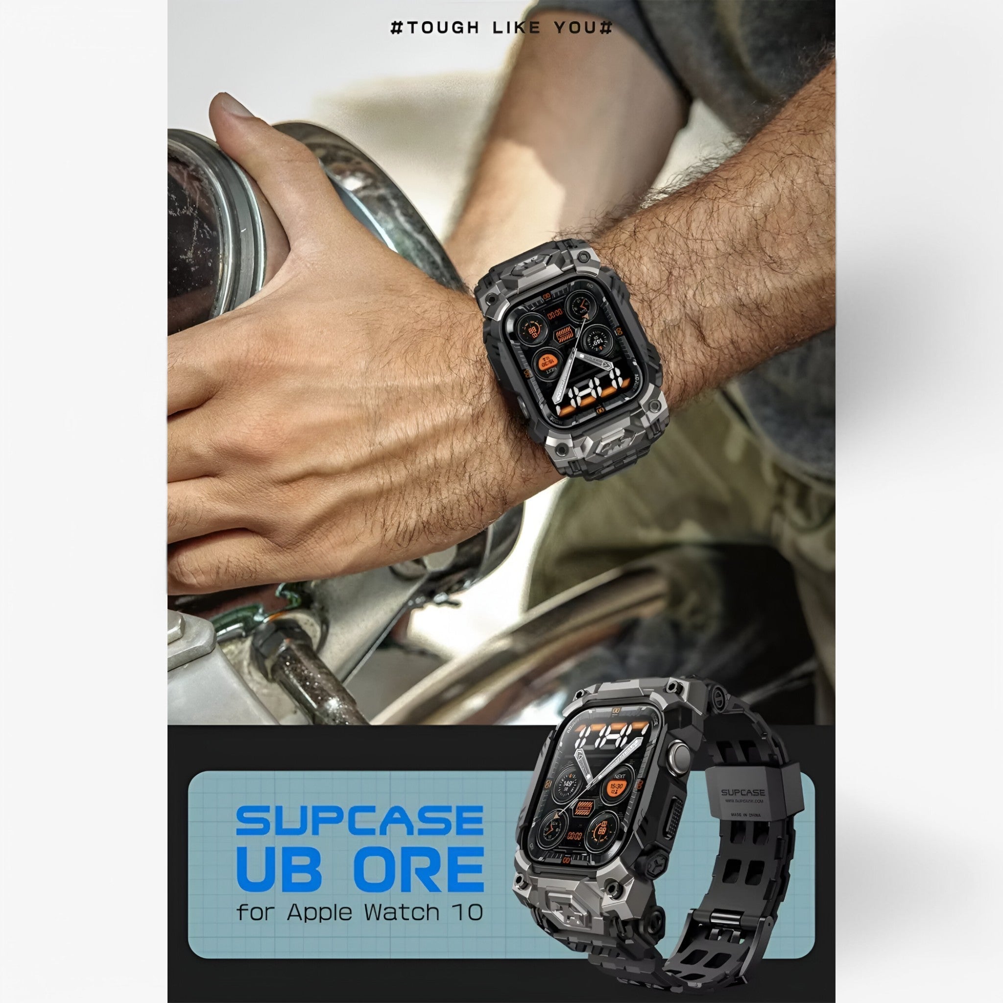 Titan | Robust etui med rem til Apple Watch 10 - - watches - {{ product_tags }