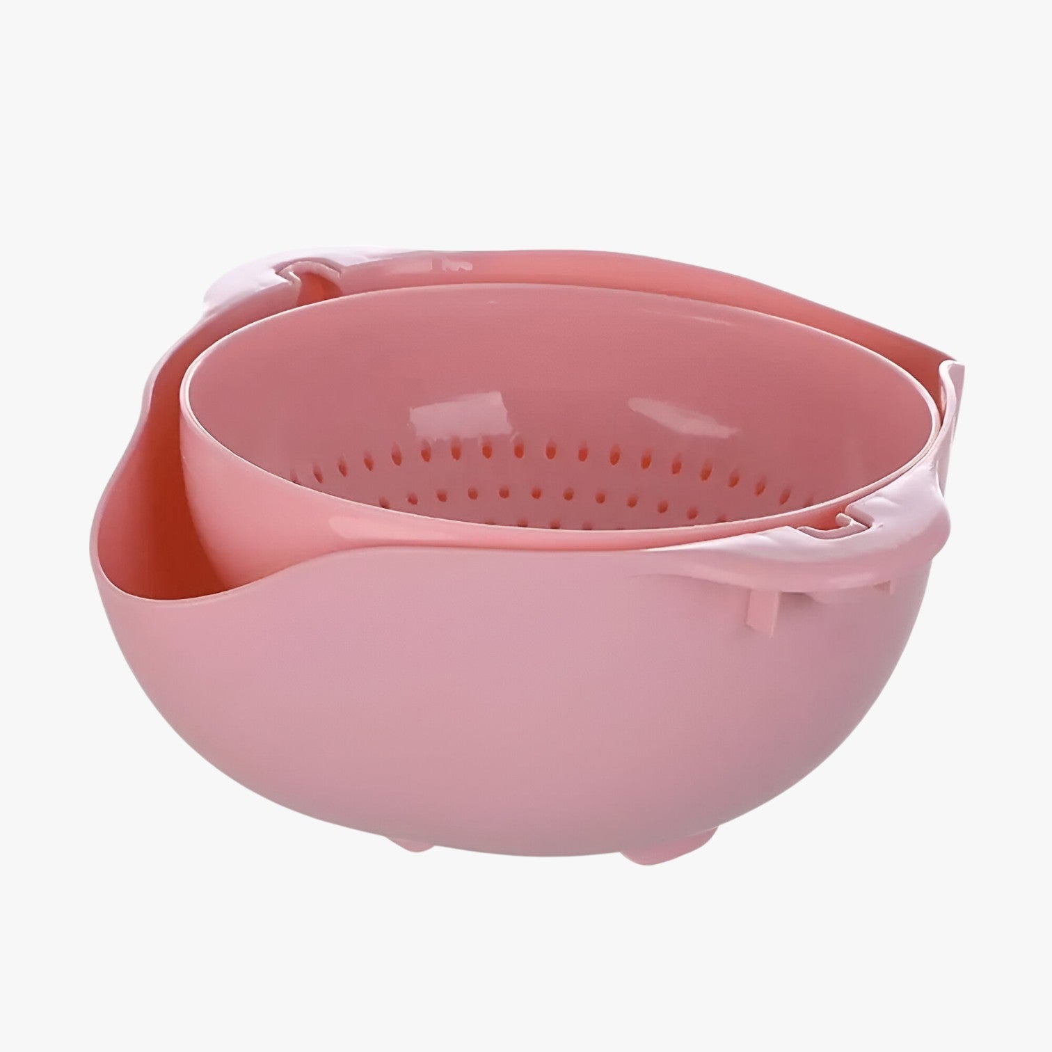 Araceli | Praktisk grøntsagsafløbsmand - Skyl og hæld uden besvær - lyserød - house & garden - {{ product_tags }