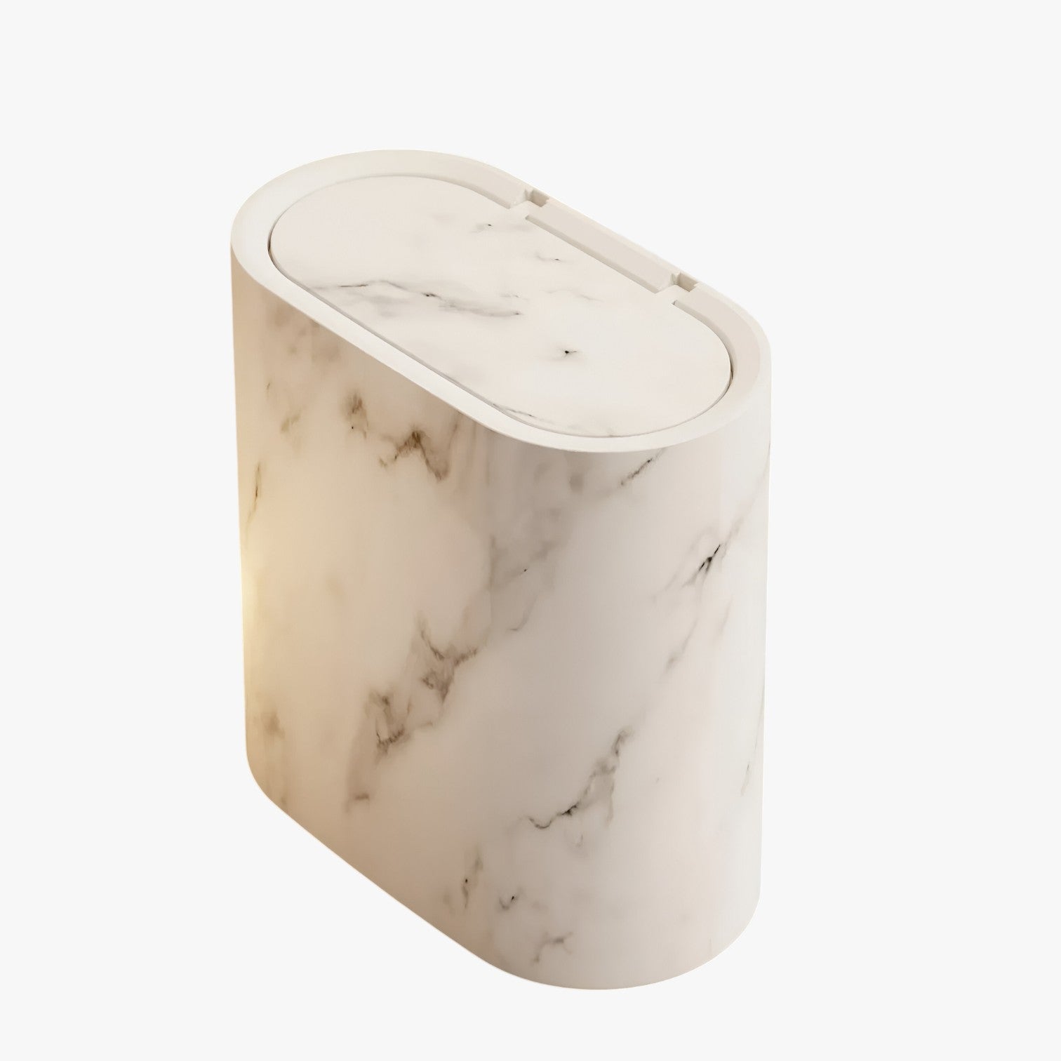 Skyla | Nordisk Marmor Affaldsspand – Stilfuld, Smal & Uden Lugt - hvid 12L - Skyla | Nordisk Marmor Affaldsspand – Stilfuld, Smal & Uden Lugt- €25 - {{ product_tags }