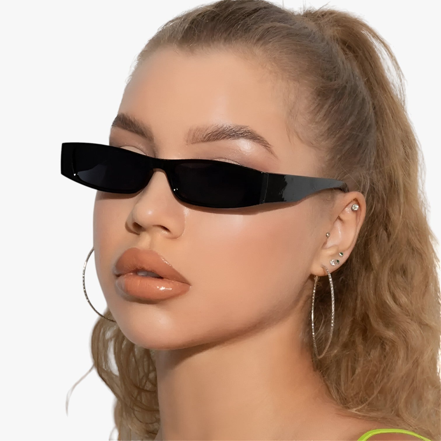 Lenora | Retro Slank Cat-Eye Solbriller – Modig Stil, UV-beskyttelse - - women's fashion - {{ product_tags }