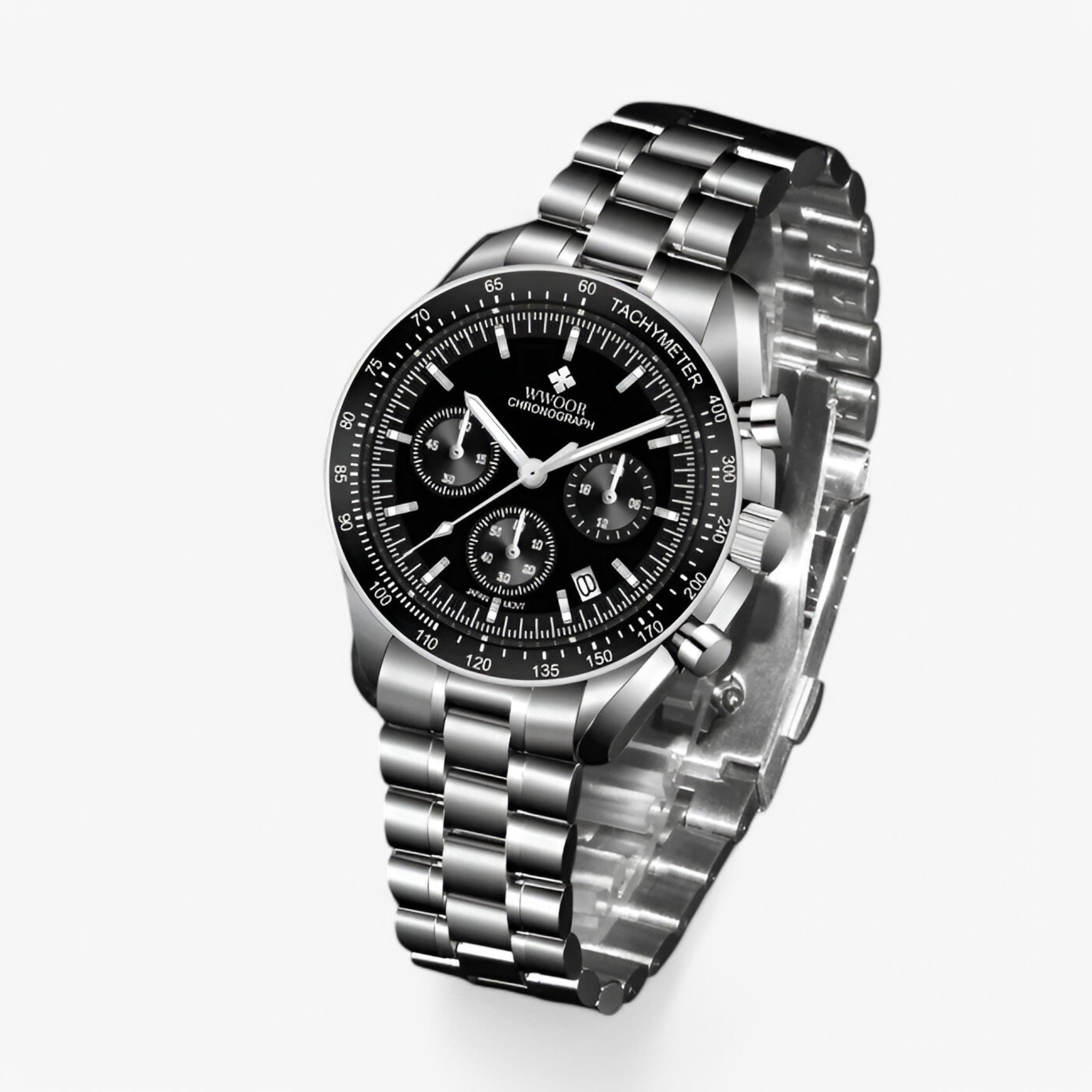 Adrian | Luksus kronografur i stål - - watches - {{ product_tags }