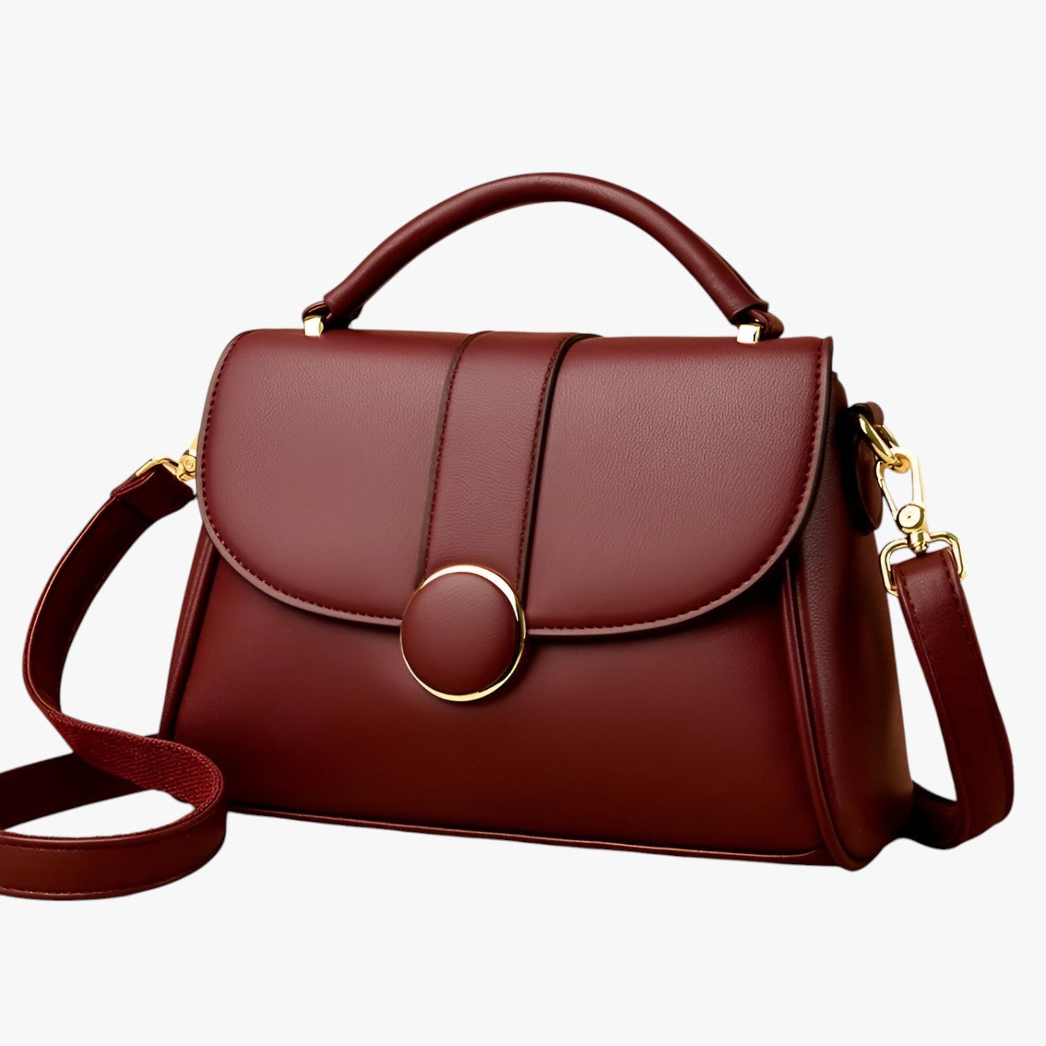 Suzy | Elegant skuldertaske med logo - - bags - {{ product_tags }