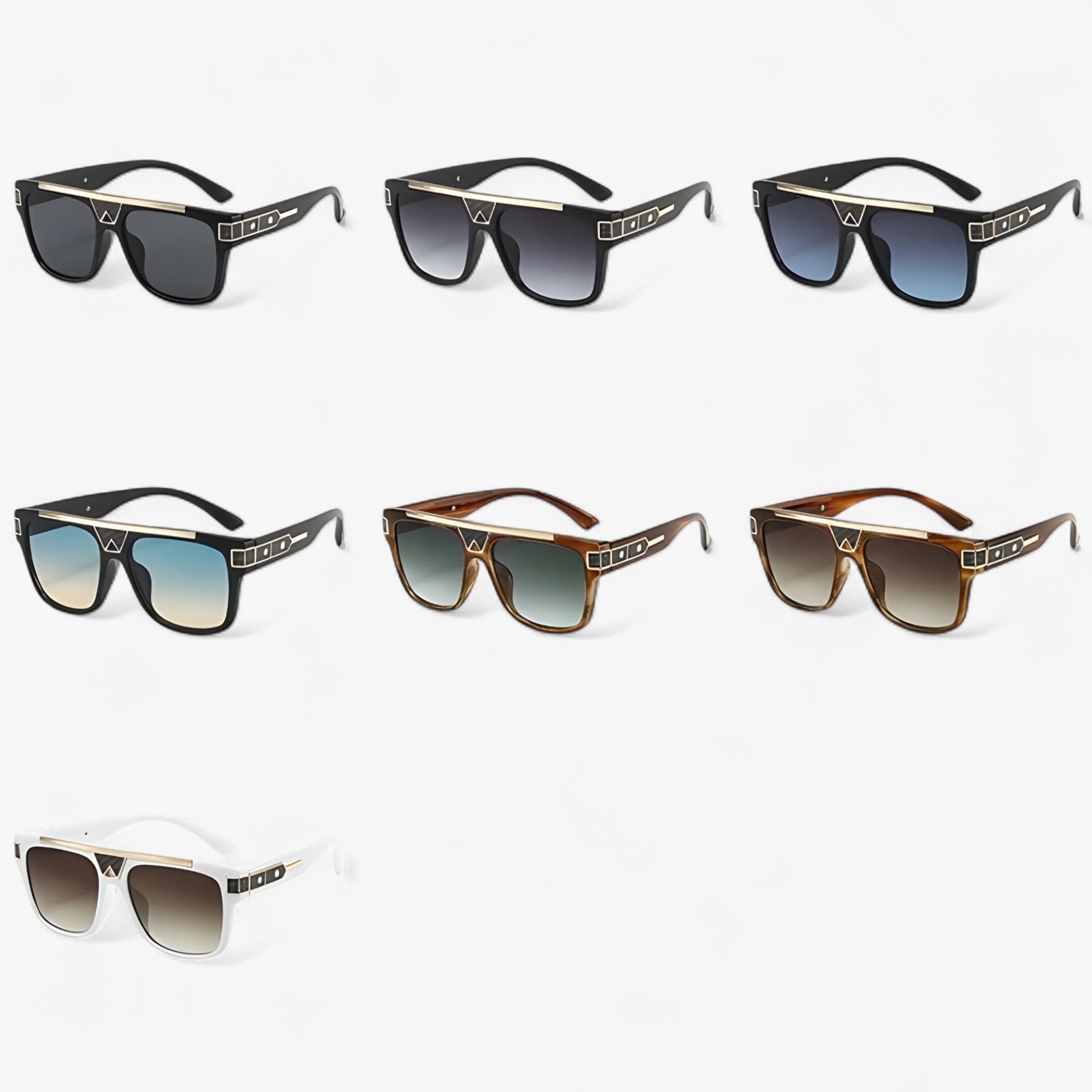 Samuel | Vintage Aviator Solbriller med Stel - - watches - {{ product_tags }