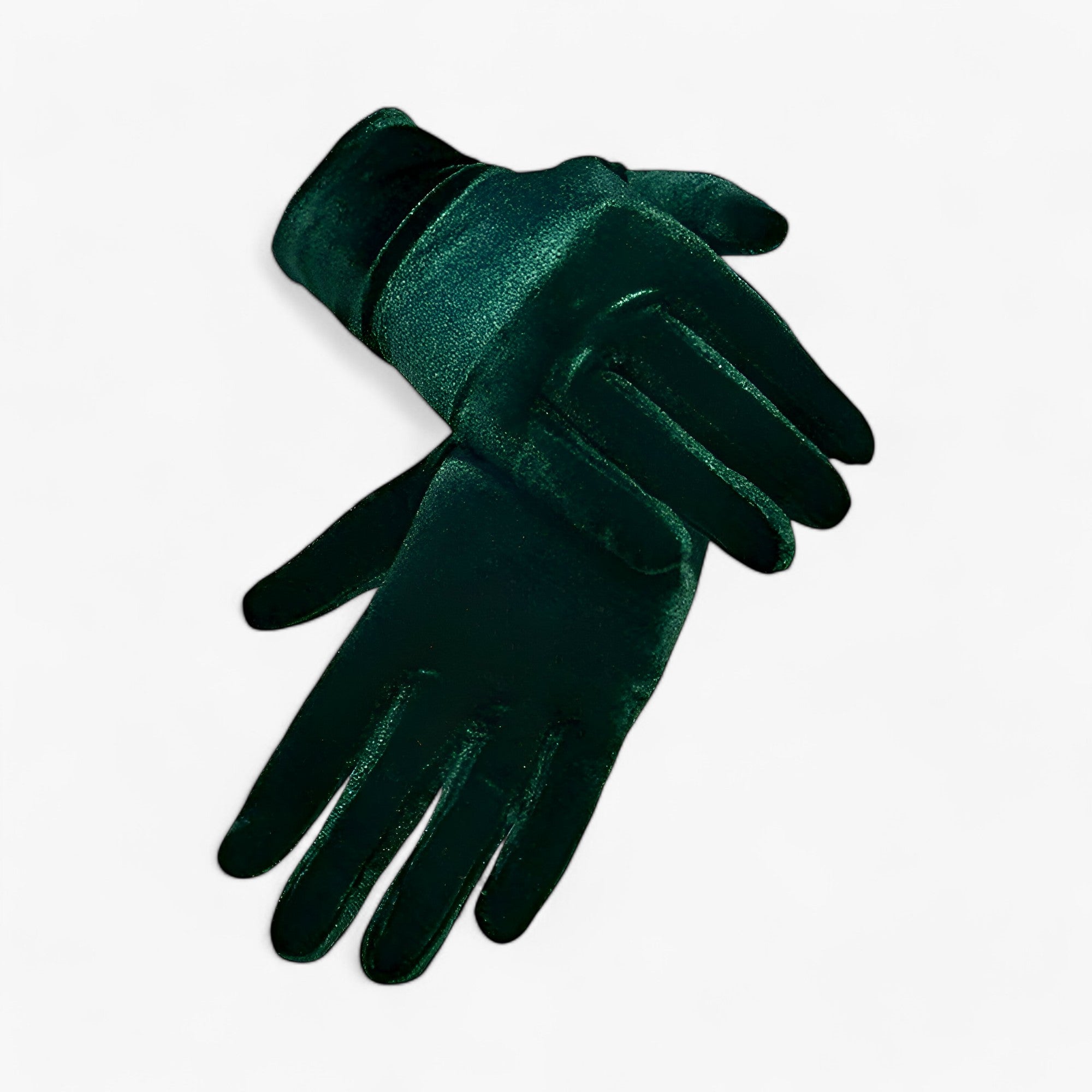 Sienna | Vinterhandsker i fløjl - Blød og komfortabel beskyttelse for alle fingre - Grøn En størrelse - winter - {{ product_tags }