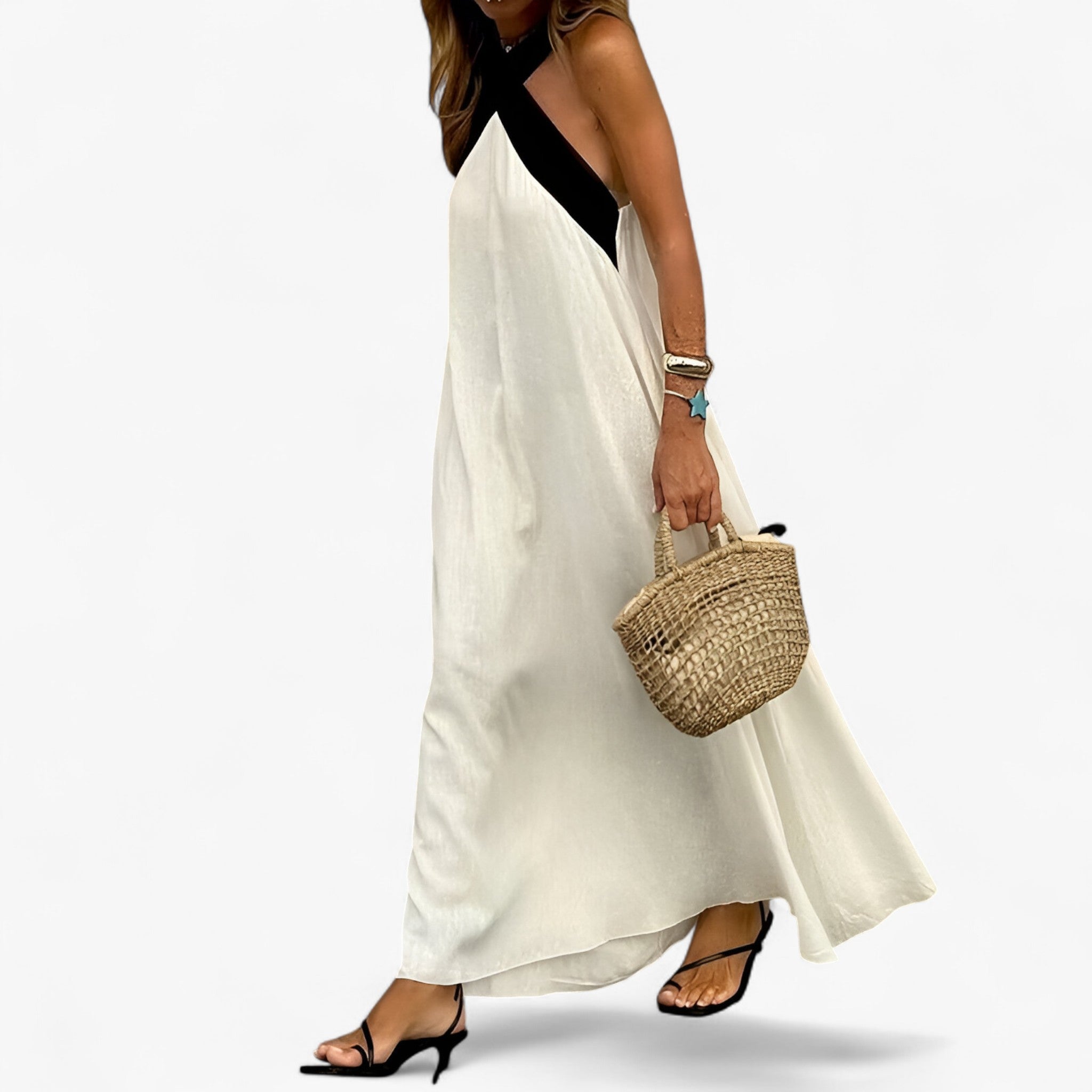 Klara | Halterkjole – Elegant og tidløs - - women's fashion - {{ product_tags }