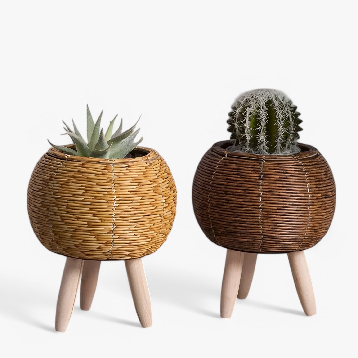 Kosta | Rotan Blomsterkrukke – Stilet Kraft til Dine Planter - - house & garden - {{ product_tags }