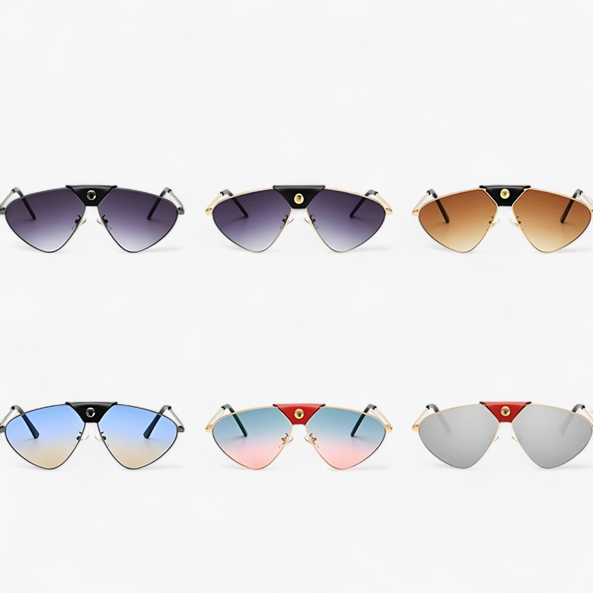 Arlo | Punk solbriller i metal med UV400 gradueret linse - - watches - {{ product_tags }