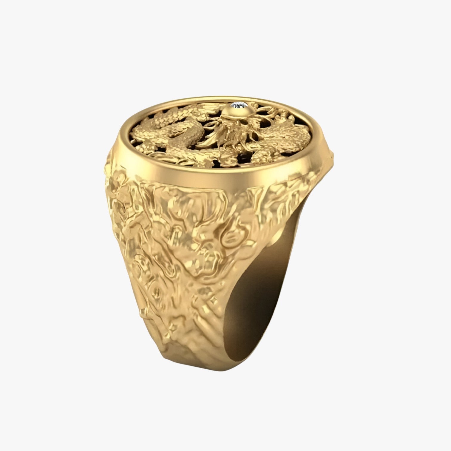 Seth | Guld drage ring til mænd – Stærk blikfang med symbolsk kraft - - watches - {{ product_tags }