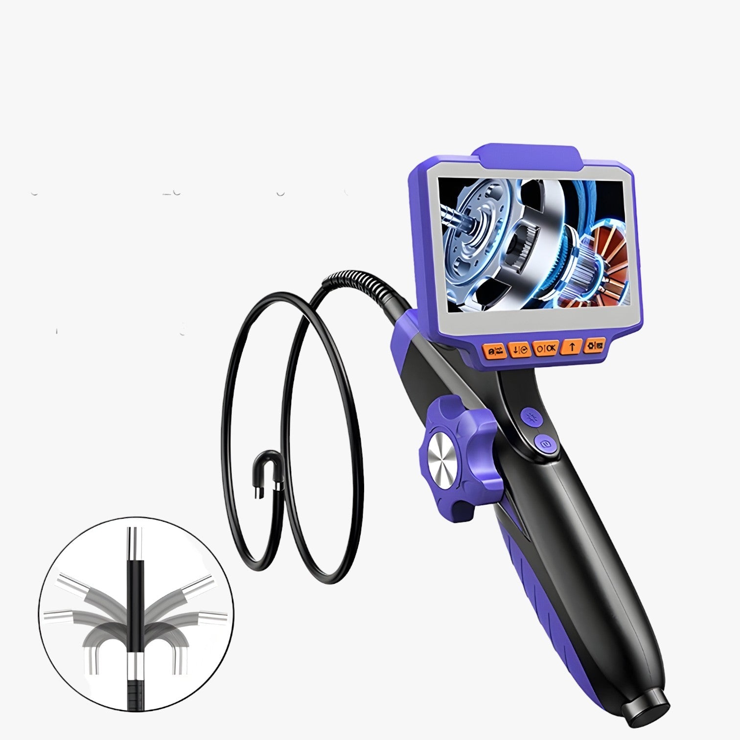 Dimitri | Klar Udsigt - Fleksibel 1080P Inspektionskamera til Præcisionsarbejde - 1m 6.4MM 4.3 TOMMER - gadgets - {{ product_tags }