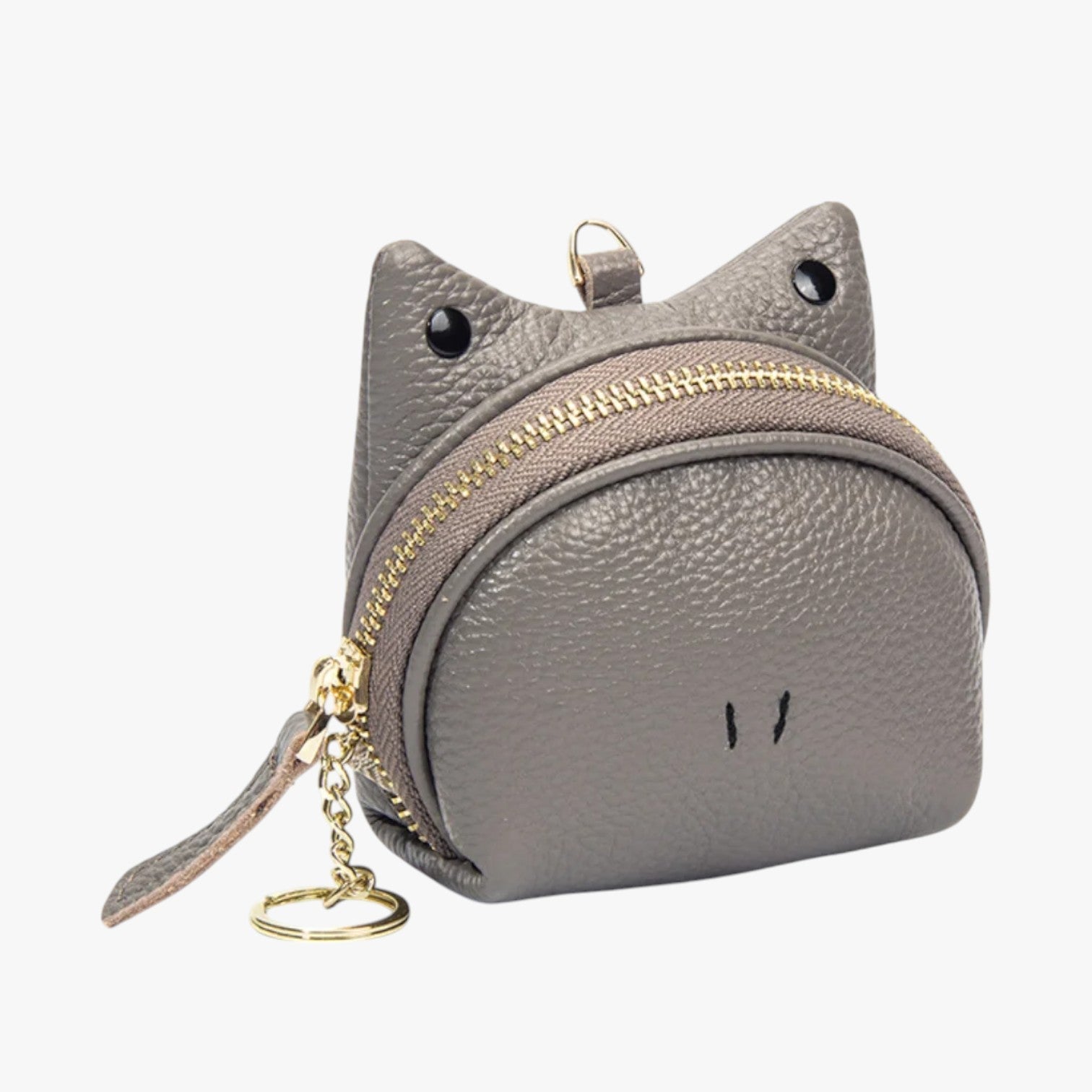 Reign | Elegant læderrygsæk med lynlås, mønt- og kortlommer - Grå - Reign | Elegant læderrygsæk med lynlås, mønt- og kortlommer - €25 - {{ product_tags }