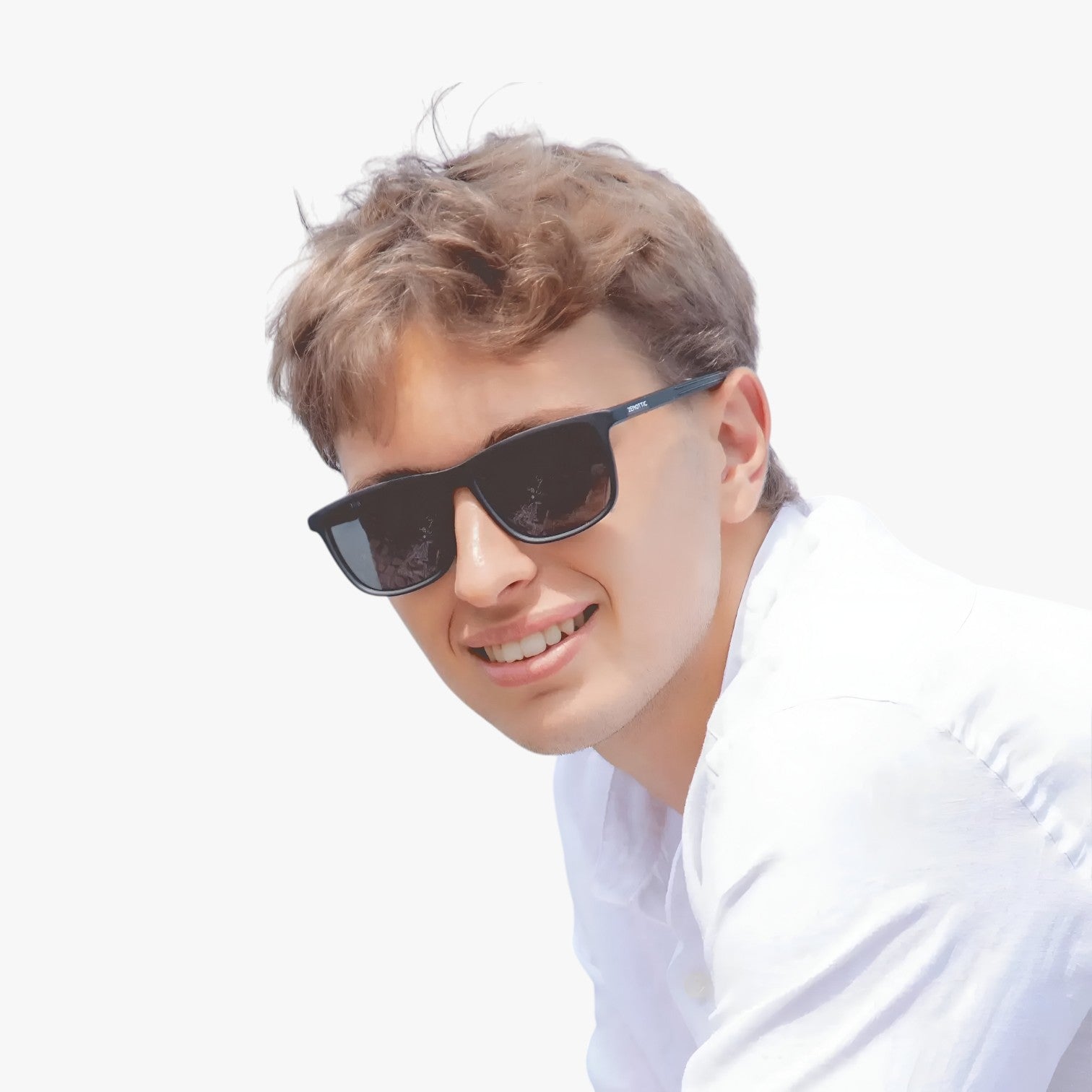 Landyn | Firkantede polariserede solbriller – letvægts UV-beskyttelse - - men's fashion - {{ product_tags }