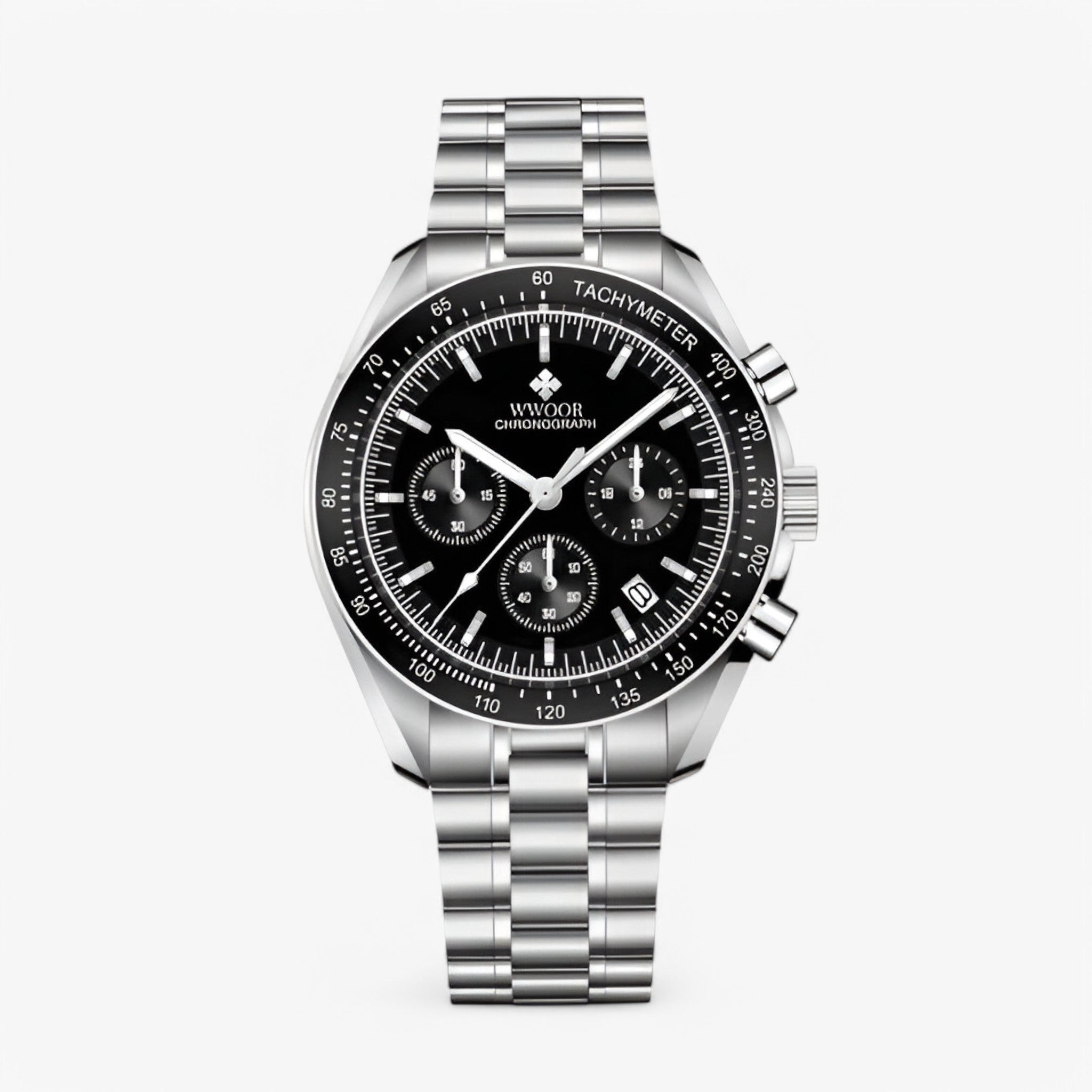 Adrian | Luksus kronografur i stål - - watches - {{ product_tags }