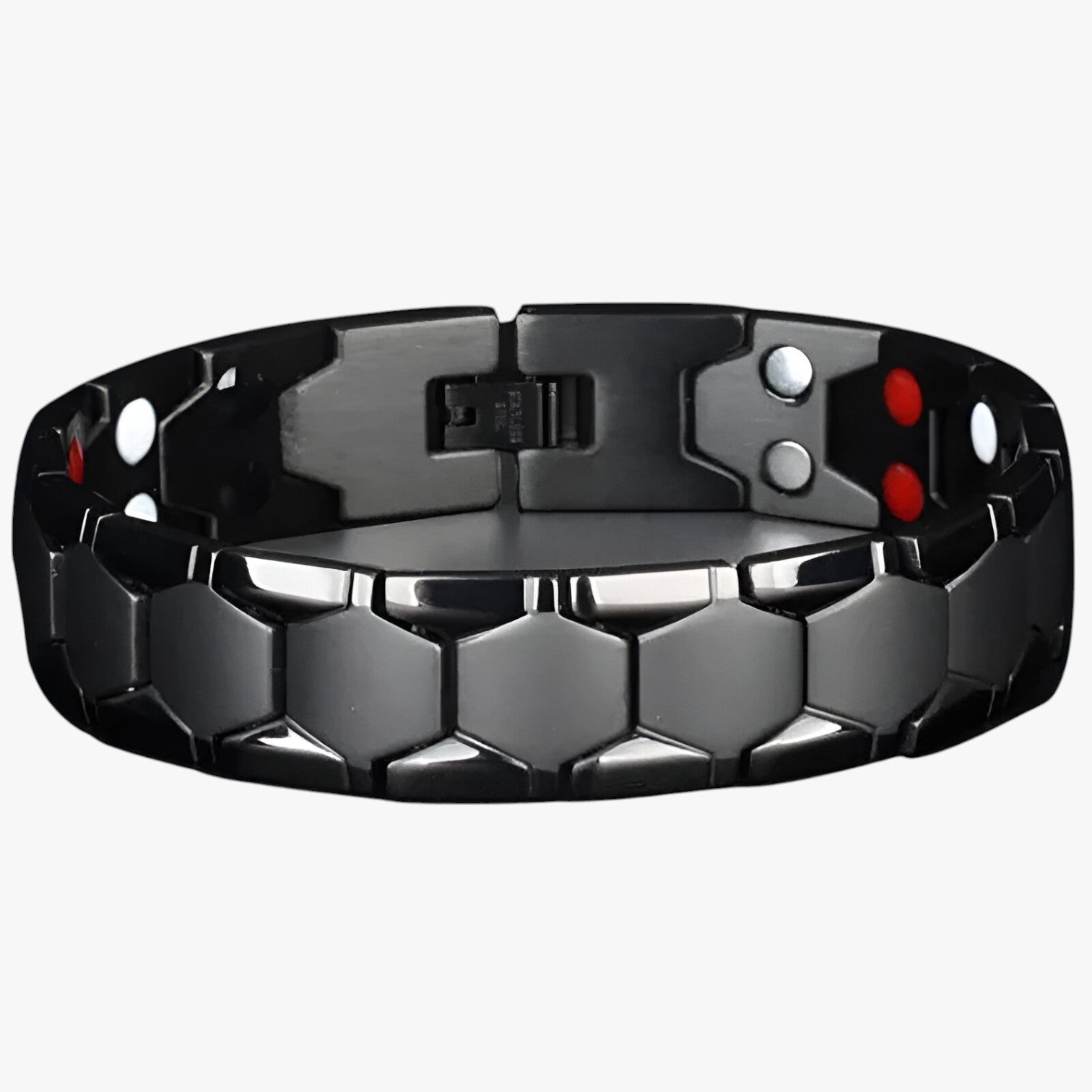 Jorosh | Afneembart geometrisk armbånd til mænd - Sort - watches - {{ product_tags }