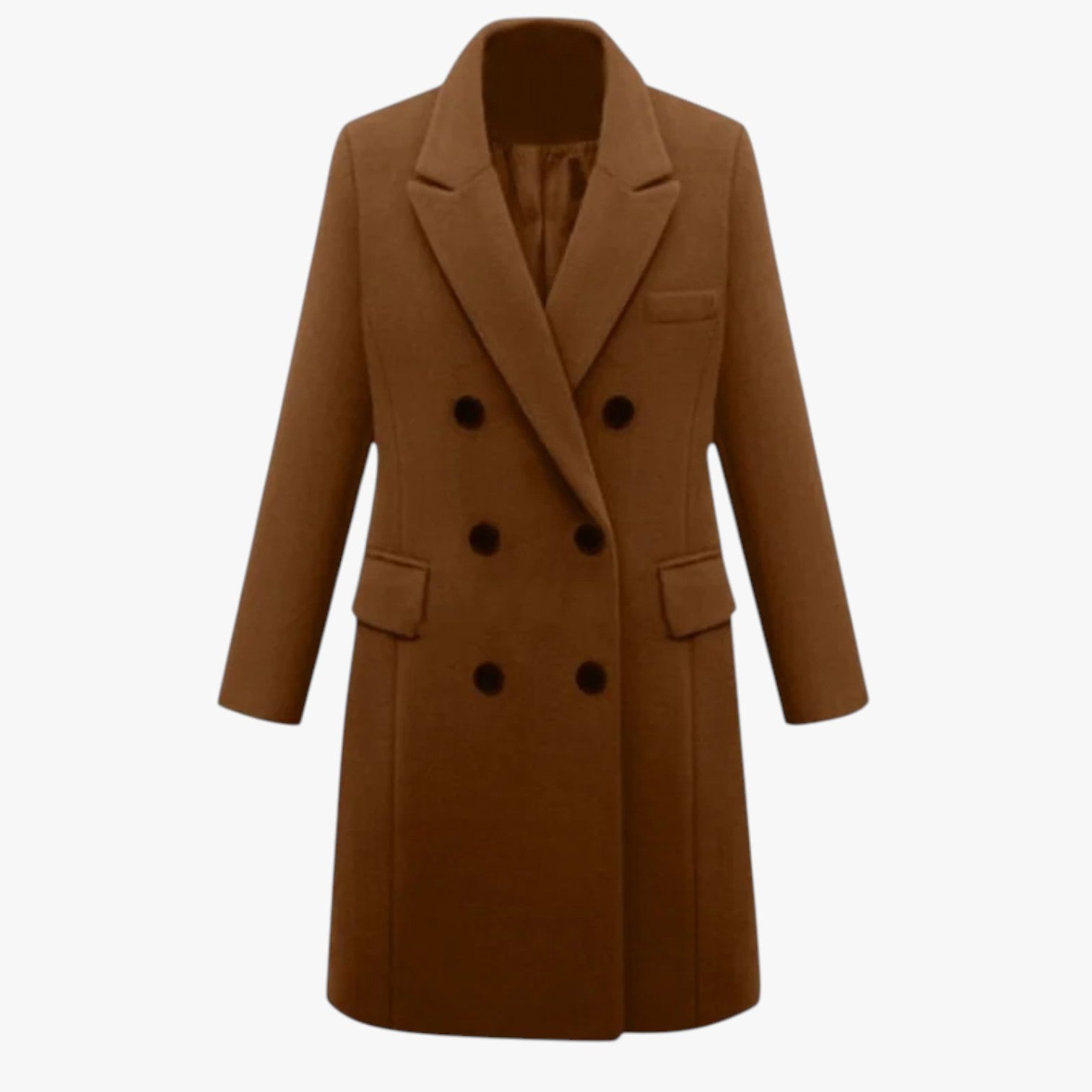 Darla | Elegant dame uldjakke: varm, blød og perfekt til kontoret - cammello - Darla | Elegant dame uldjakke: varm, blød og perfekt til kontoret - €25 - {{ product_tags }