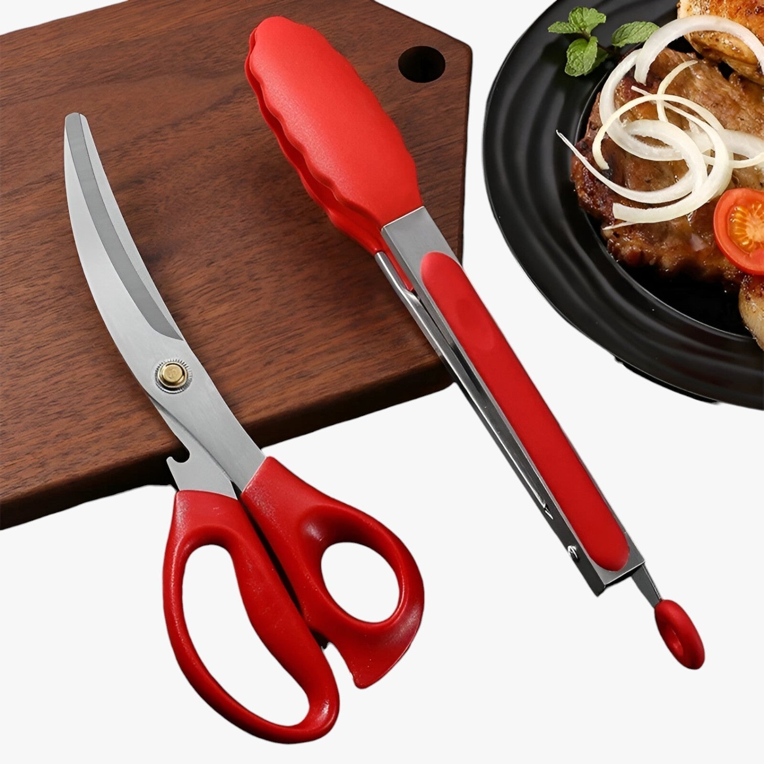 Rhett | Non-Grip & Handy - RVS BBQ skarpe klemset - - house & garden - {{ product_tags }