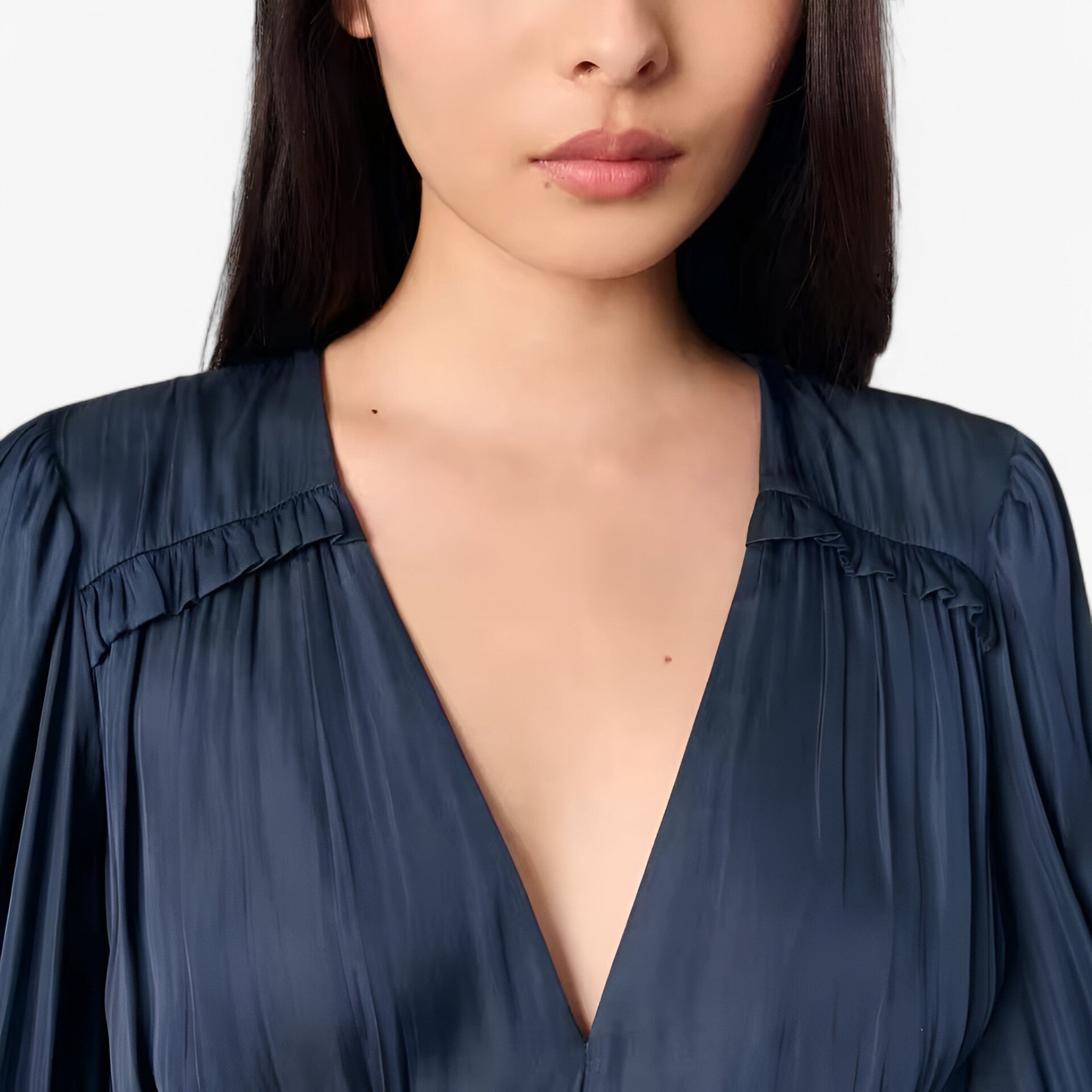 Valentina | Elegant kjole i simuleret silke - - women's fashion - {{ product_tags }