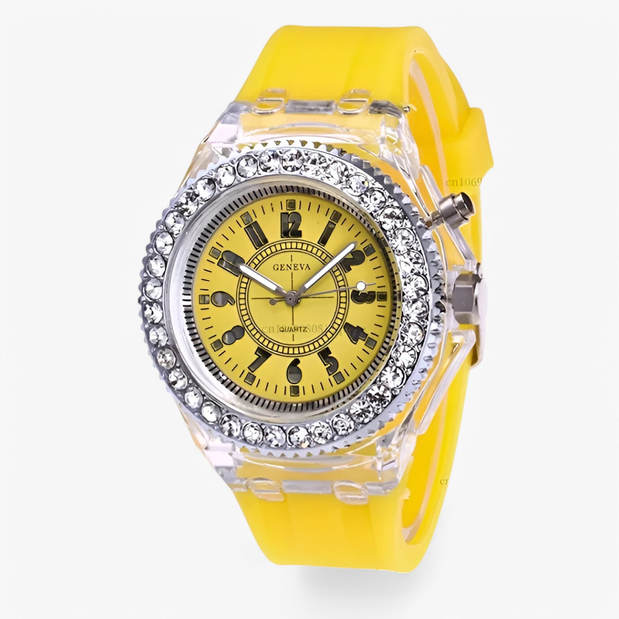 Francis | LED lys gel ur - Gul - watches - {{ product_tags }