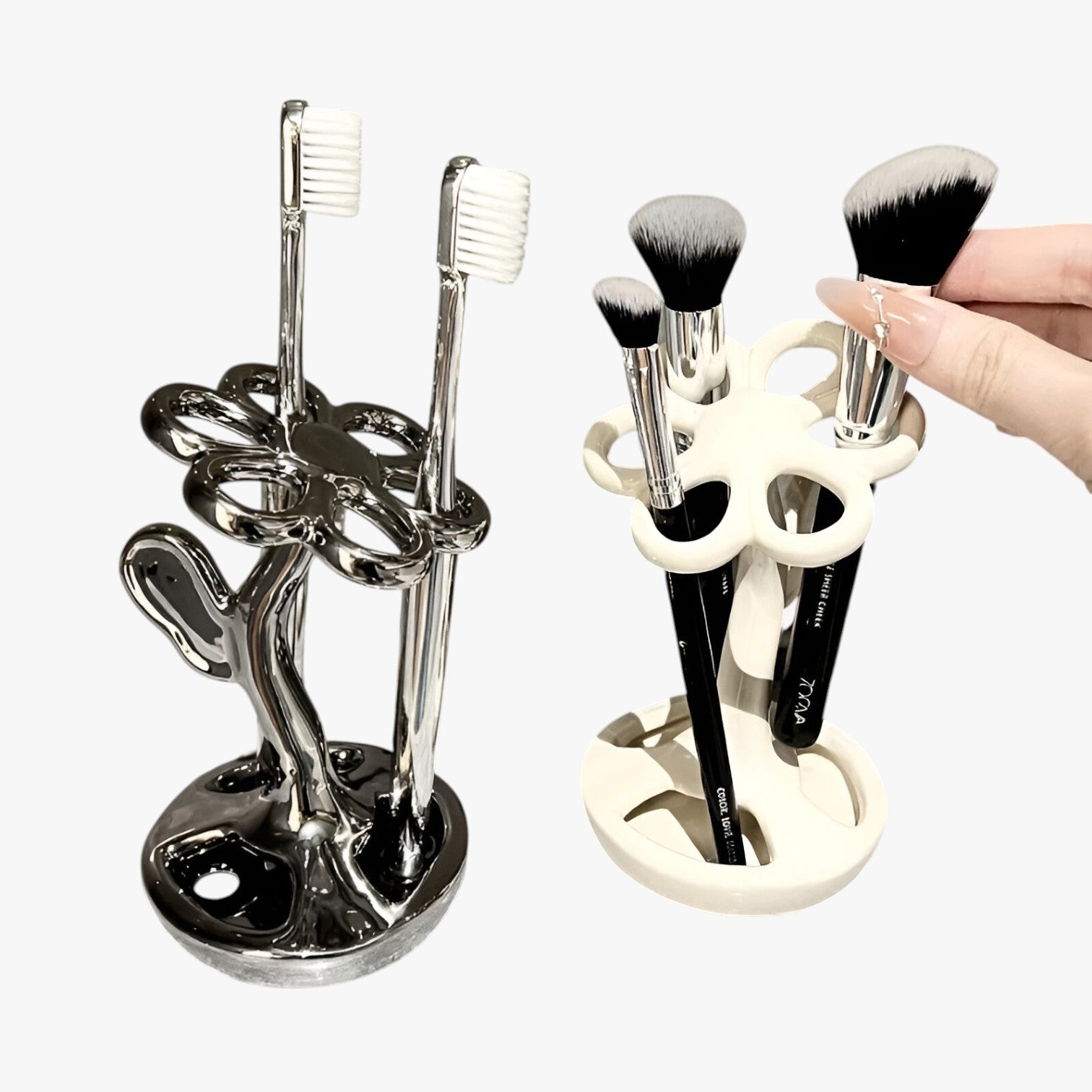 Marga | Blomsterformet opbevaringsrack – Stilfuld og praktisk organizer - - house & garden - {{ product_tags }