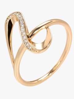 Kiara | Elegant ring i rosaguld med zirkoner