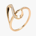 Kiara | Elegant ring i rosaguld med zirkoner