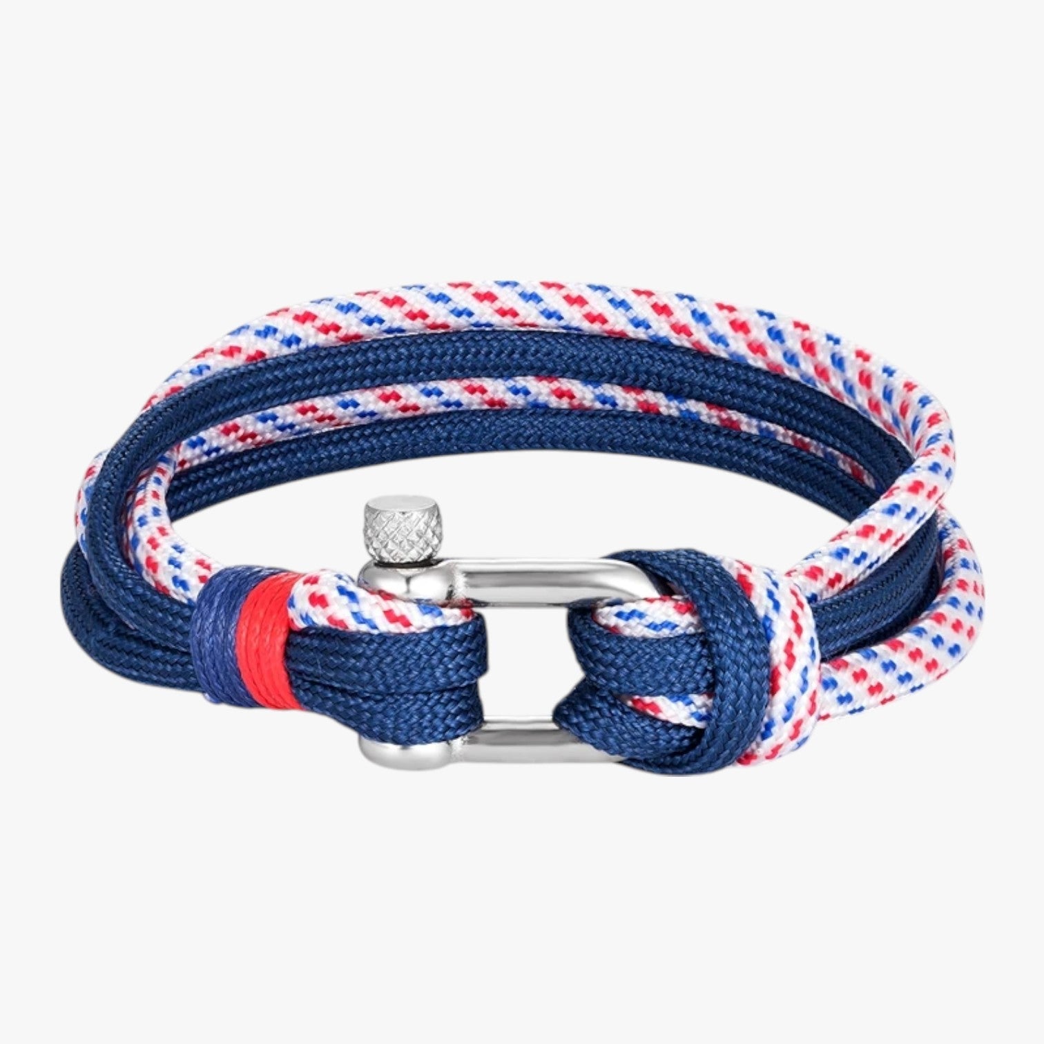 Tristan | Overlevelses Paracord Armbånd med Nautisk Krog - Marineblå - Tristan | Overlevelses Paracord Armbånd med Nautisk Krog - €25 - {{ product_tags }