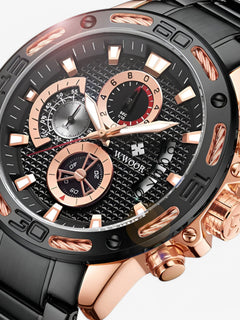 Linus | Luksus Chronograph ur lavet af rustfrit stål